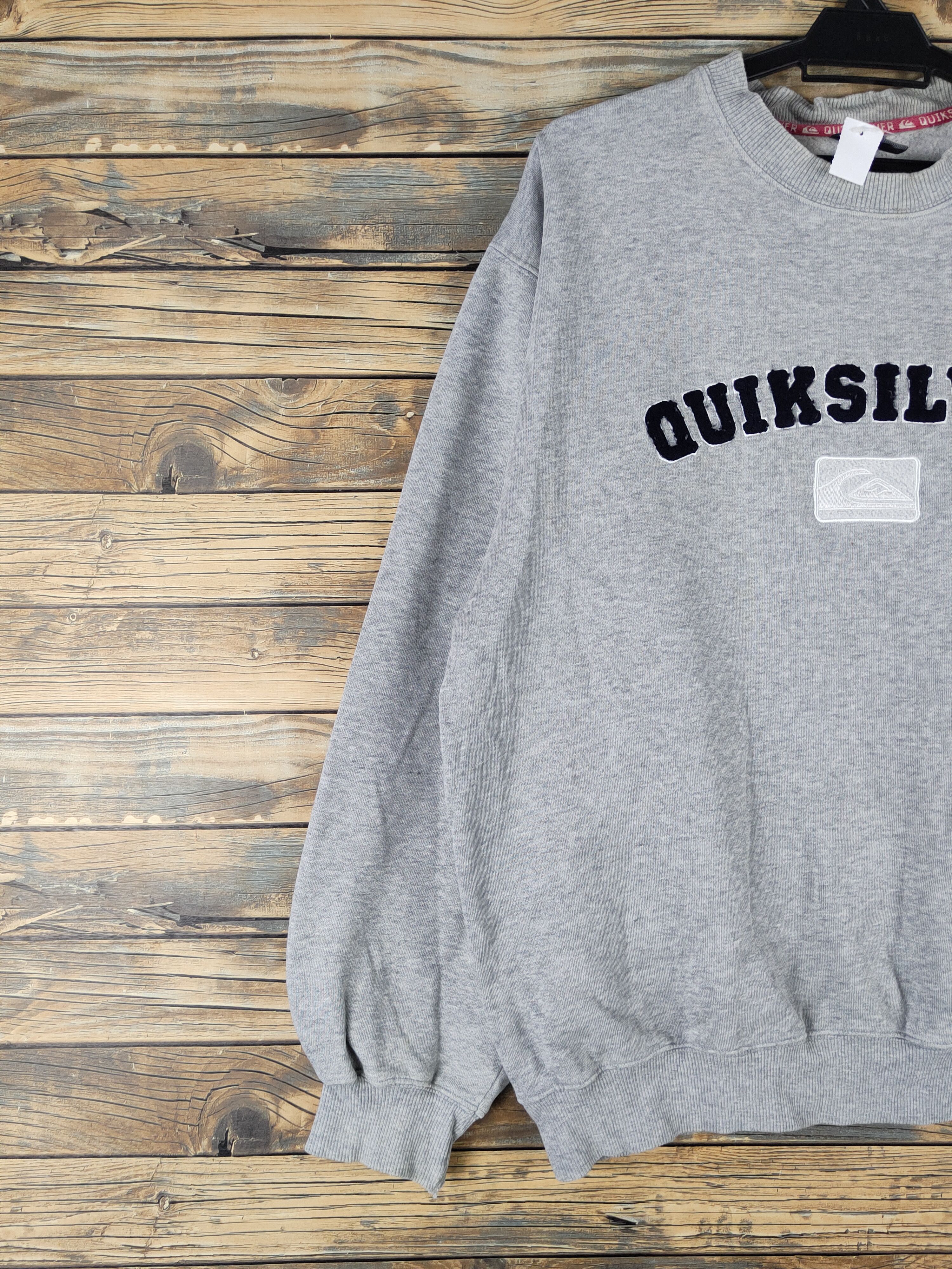 Quicksilver DL Quicksilver vintage Gray Sweatshirts #1125 Size US L / EU 52-54 / 3 - 3 Thumbnail