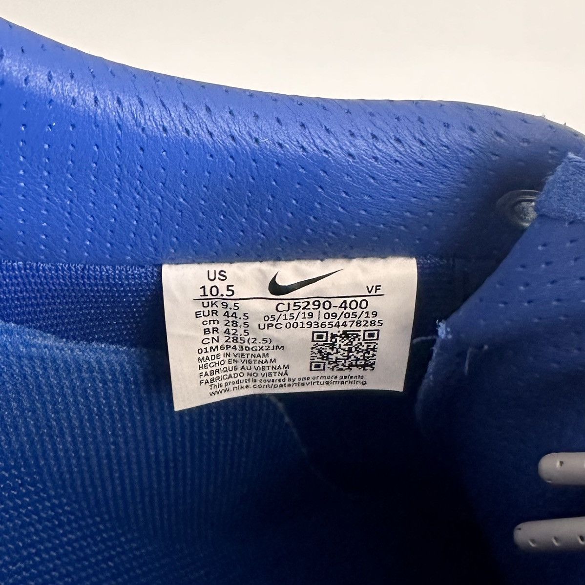 CLOT × Nike Nike Air Force 1 Low CLOT Blue Silk Sz 10.5 New DS With Box Size US 10.5 / EU 43-44 - 7 Thumbnail