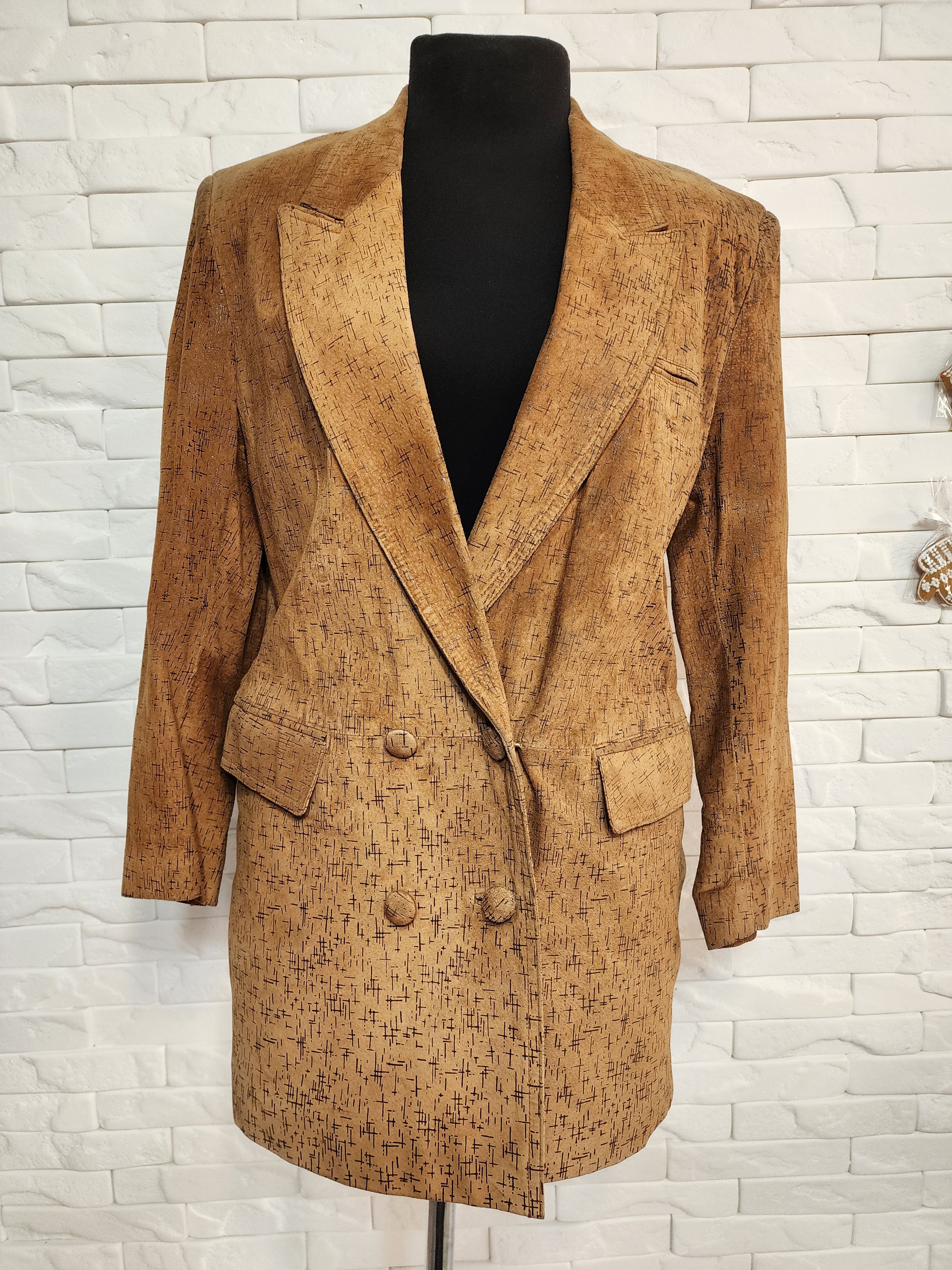 Other Brown Women's Suede Leather Jacket: Size XL / US 12-14 / IT 48-50 - 1 Thumbnail