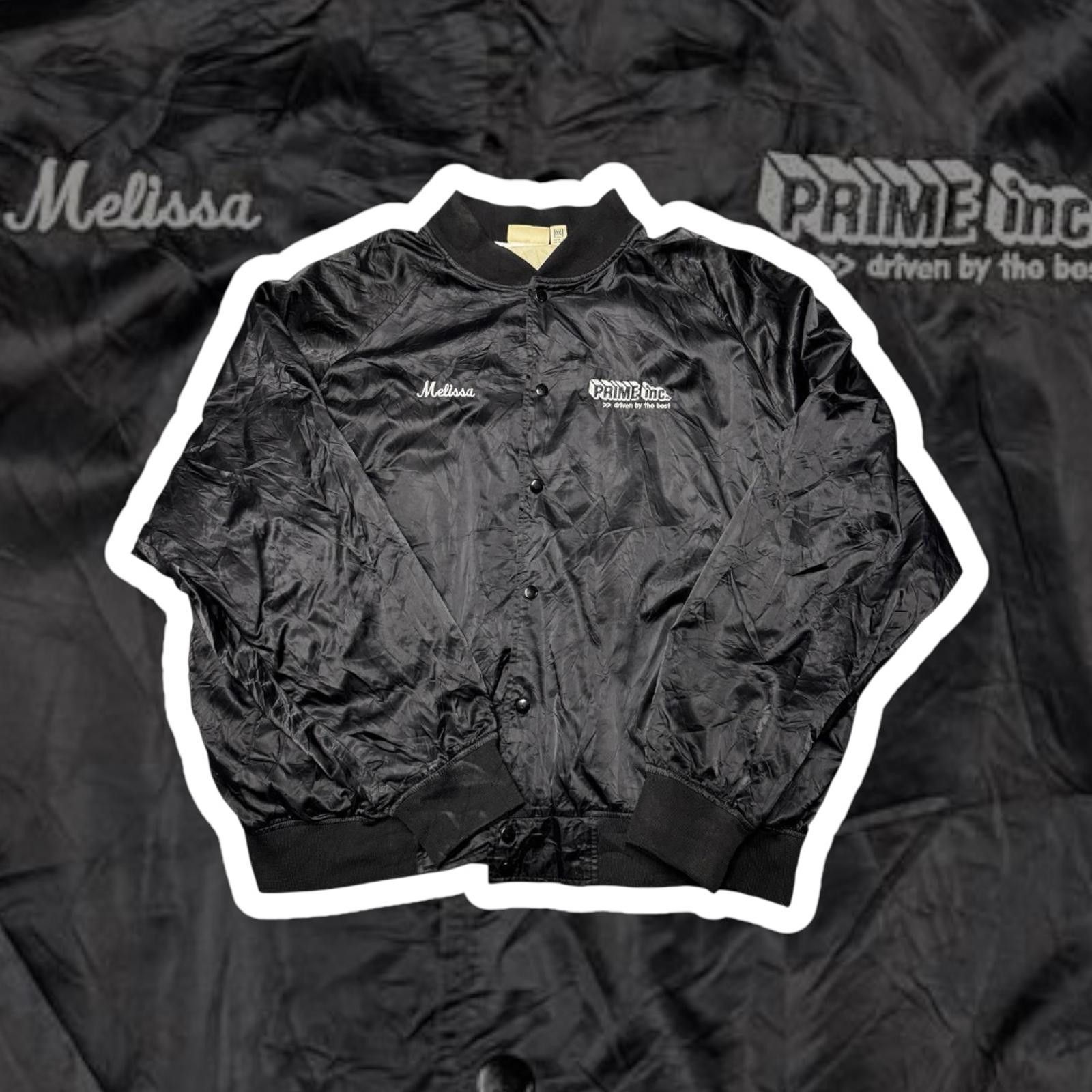 Designer Prime Inc. Black Satin Jacket - XXXL Size 3XL / US 20-22 - 1 Thumbnail
