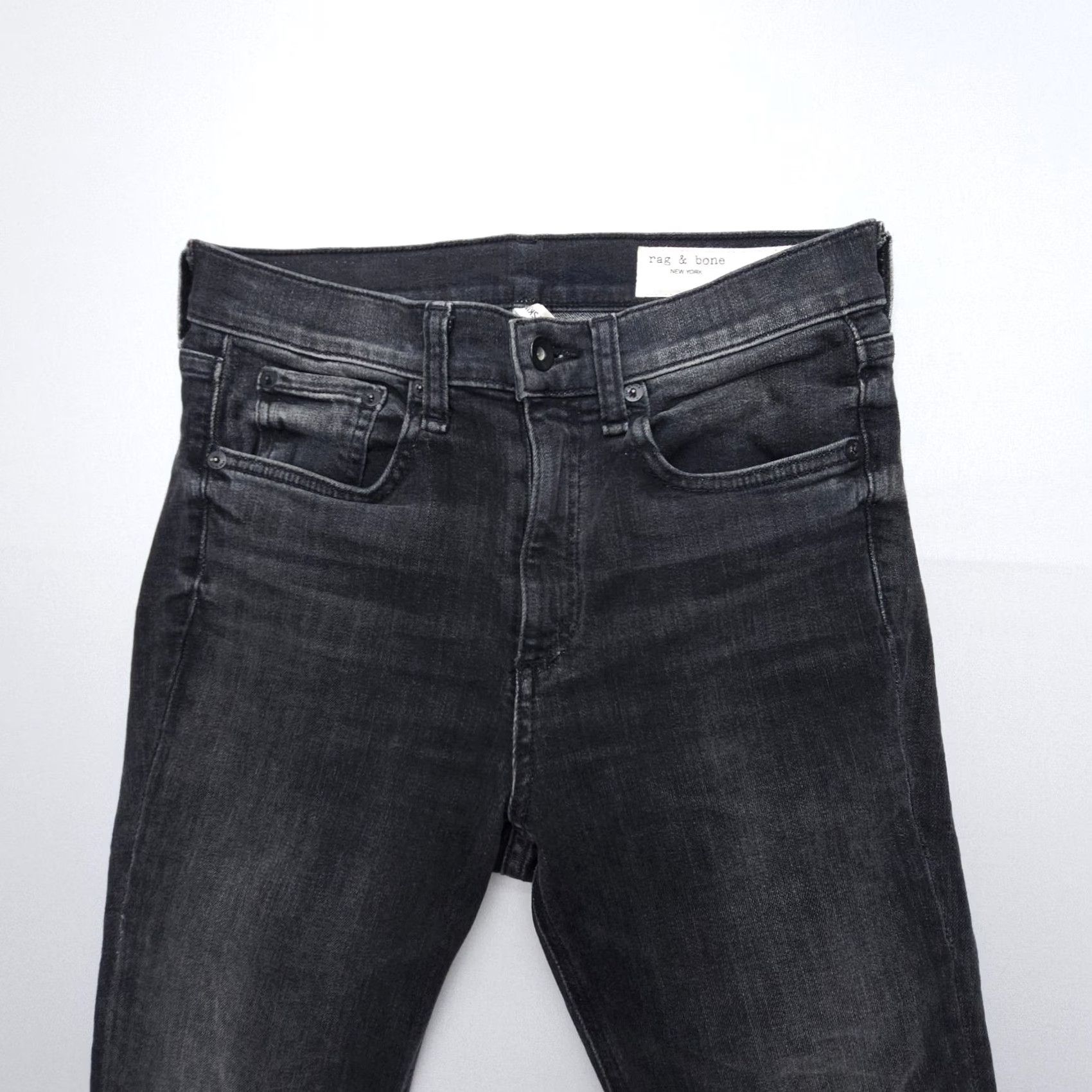 Rag & Bone rag & bone High Rise Ankle Skinny Jeans Black Size 25 Denim Stretch 5-Pocket Womens Slim Tie? Not included Size 42" / US 20 - 5 Thumbnail