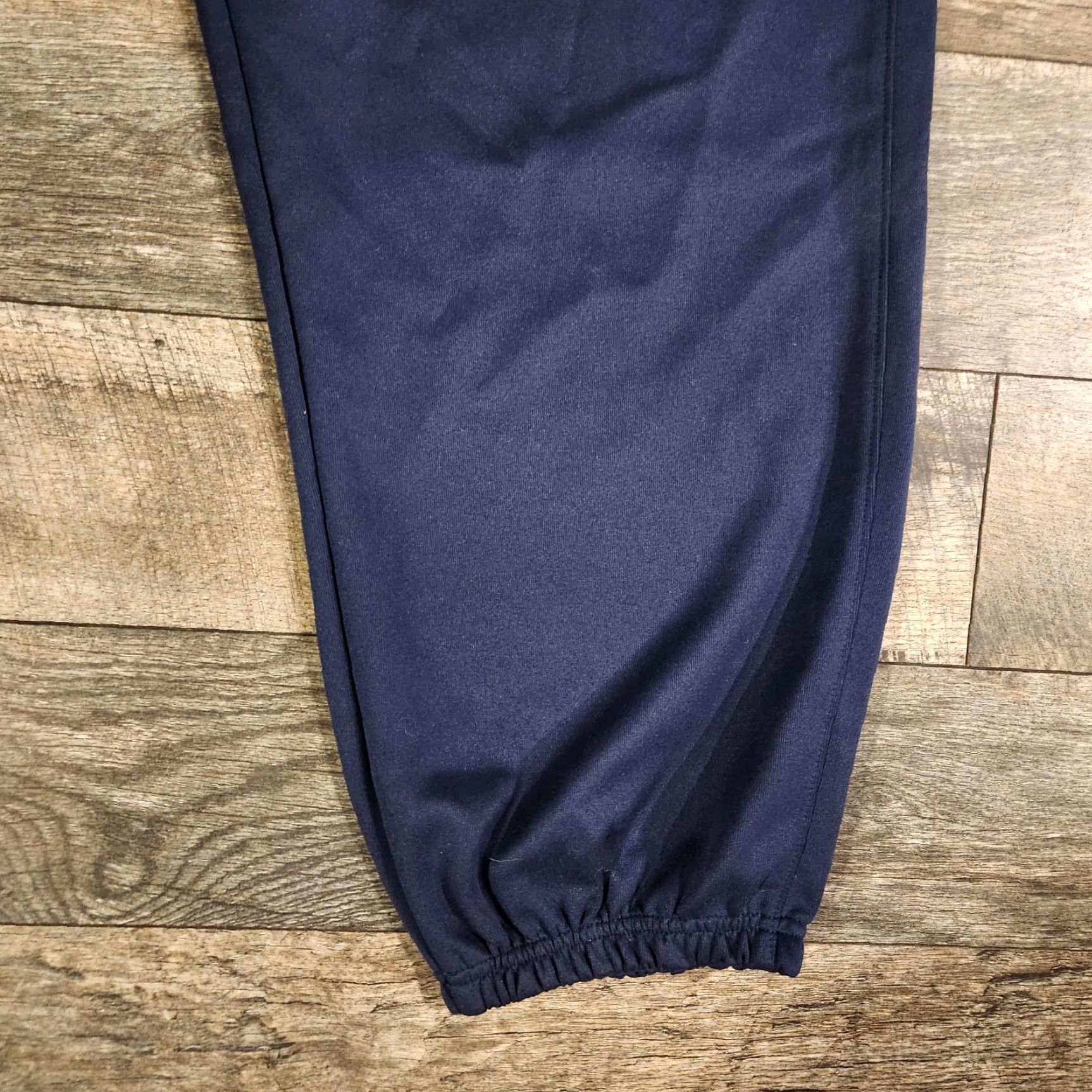 Nike Nike Jogger Pants Mens 2XL Navy Blue Athletic Warm Up Tech Pocket Drawstring Pants Boys? Size US 39 - 2 Thumbnail