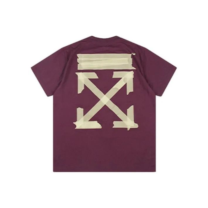 Off-White Off-White Black Gold Tape Arrow Short Sleeve T-Shirt 0079 Size US XS / EU 42 / 0 - 1 Thumbnail