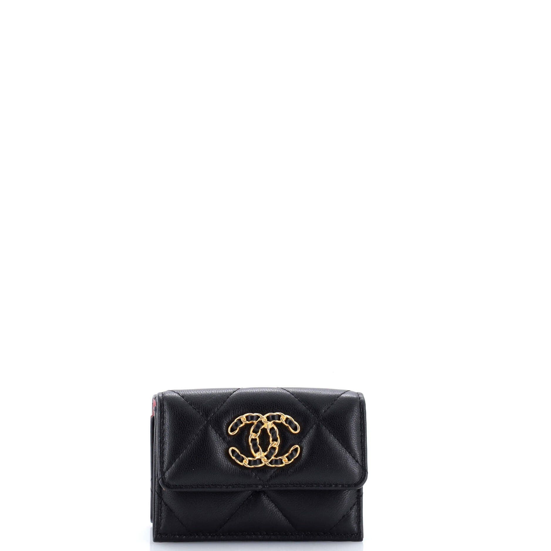 Chanel 19 Trifold Flap Wallet Size ONE SIZE - 1 Thumbnail