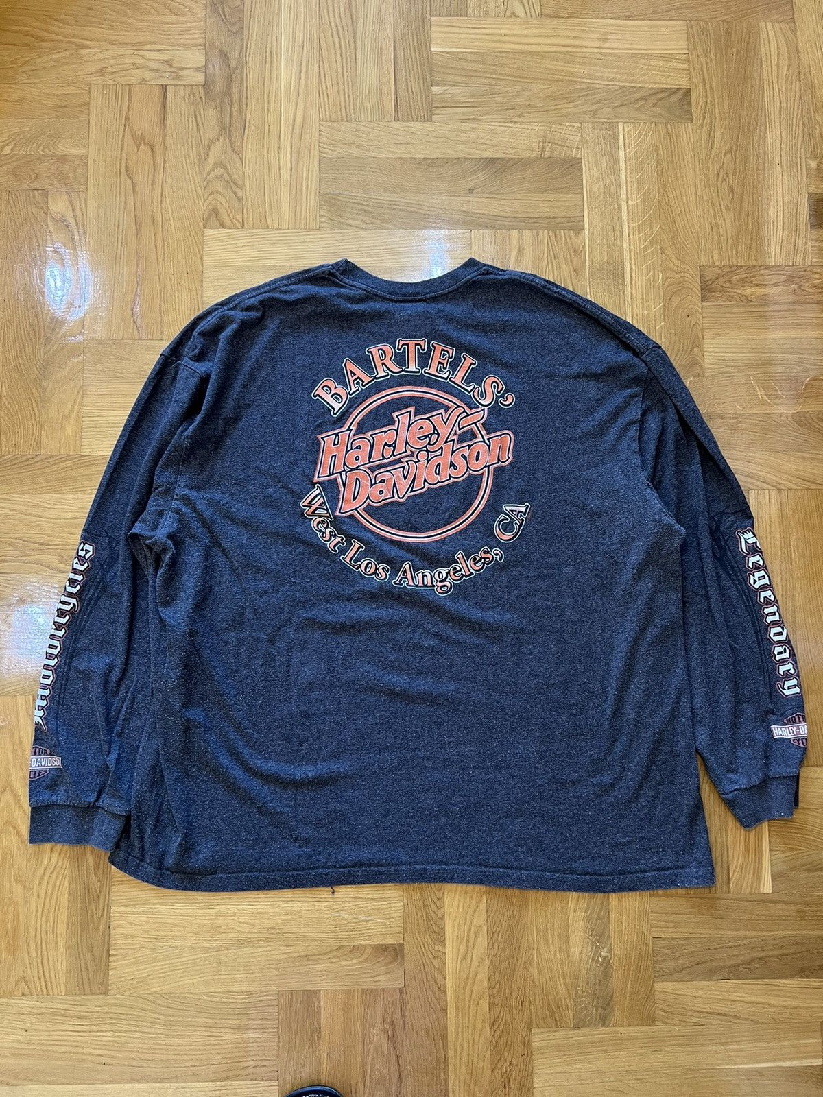 Vintage 2008 Vintage Harley Davidson Long Sleeve T shirt Size US XXL / EU 58 / 5 - 8 Thumbnail