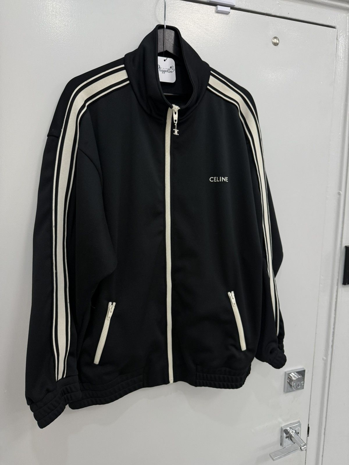 Celine × Hedi Slimane Celine Track Jacket Size US XXL / EU 58 / 5 - 2 Thumbnail