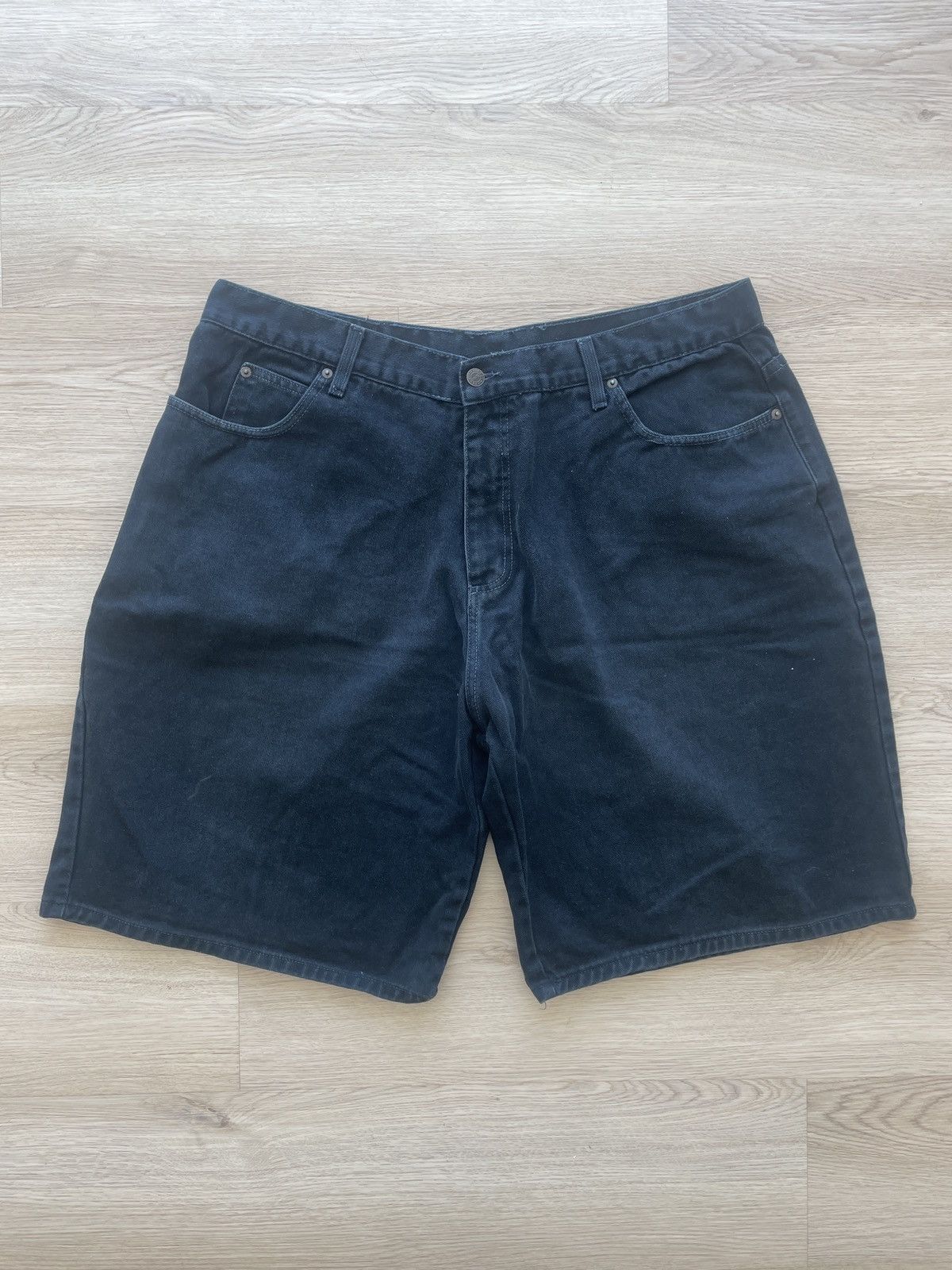 Vintage Solo Semore 90s Black Skater Jorts | Grailed