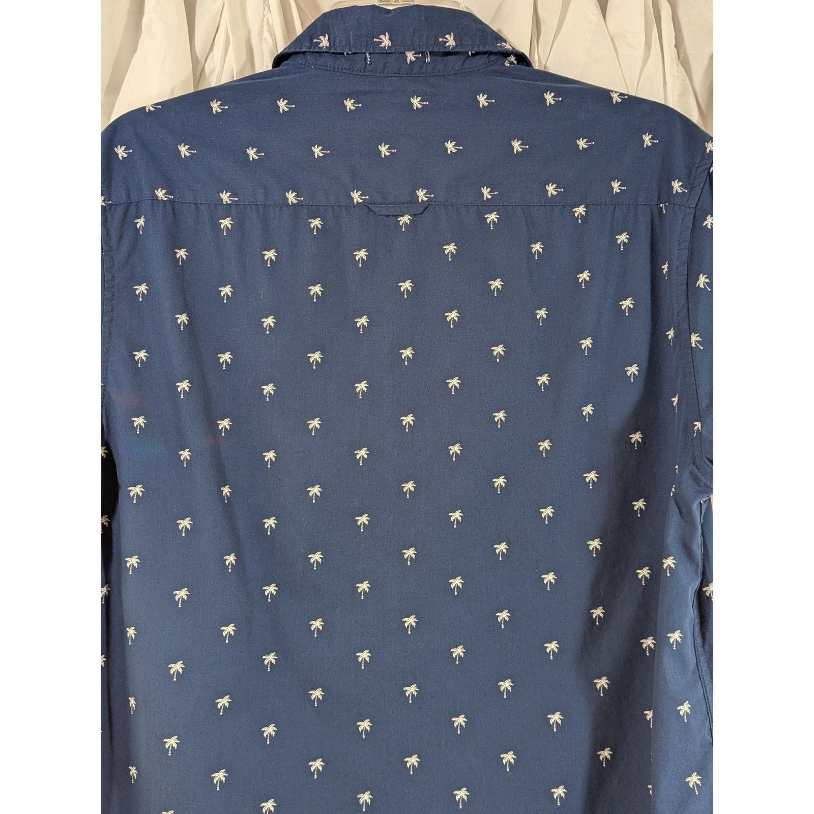 Denim & Flower Denim & Flower Navy Palm Tree Button Down Shirt - Medium Size US M / EU 48-50 / 2 - 7 Thumbnail
