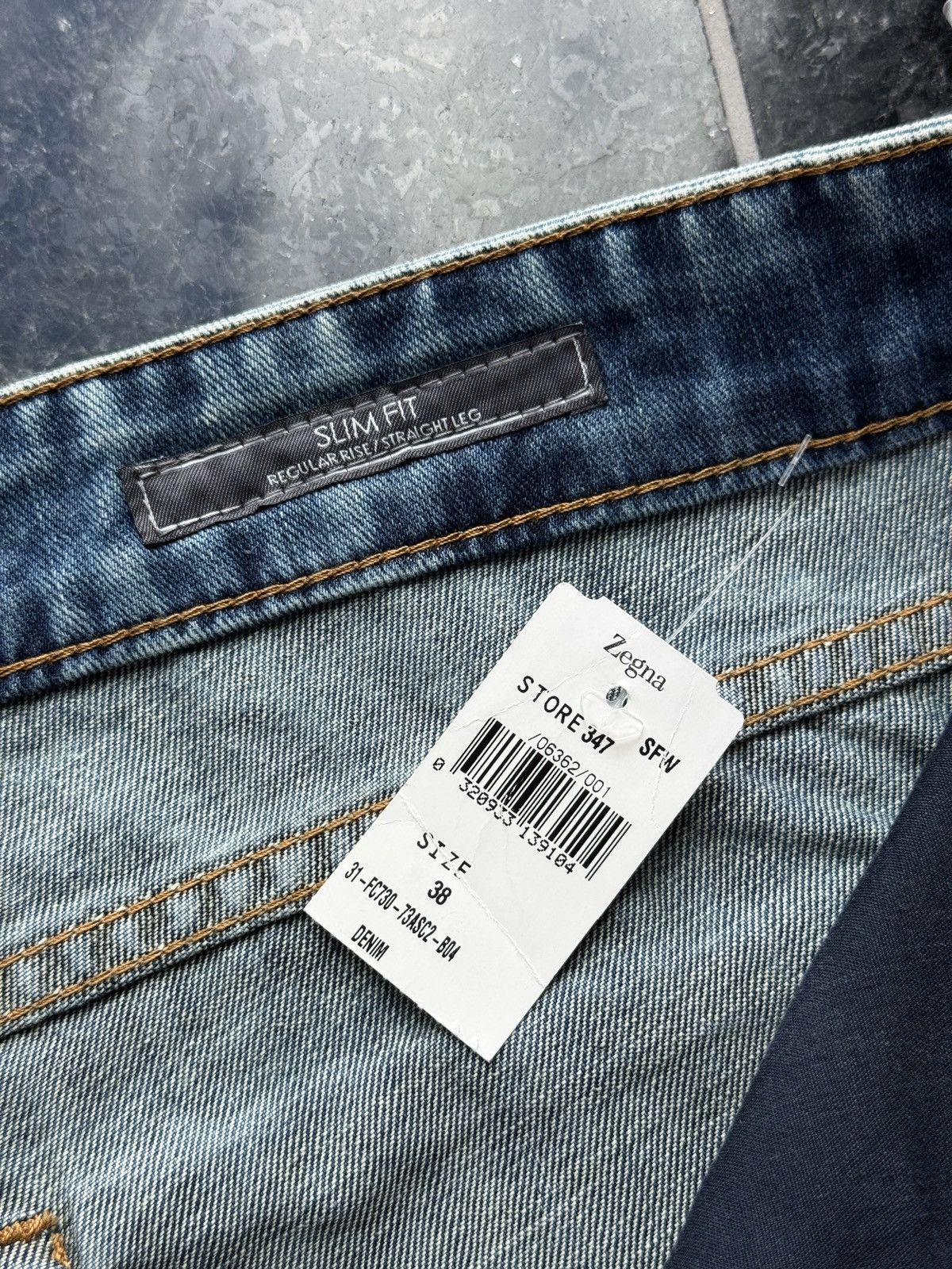 Z Zegna Z Zegna Vintage Regular Rise Jeans Size US 38 / EU 54 - 7 Thumbnail