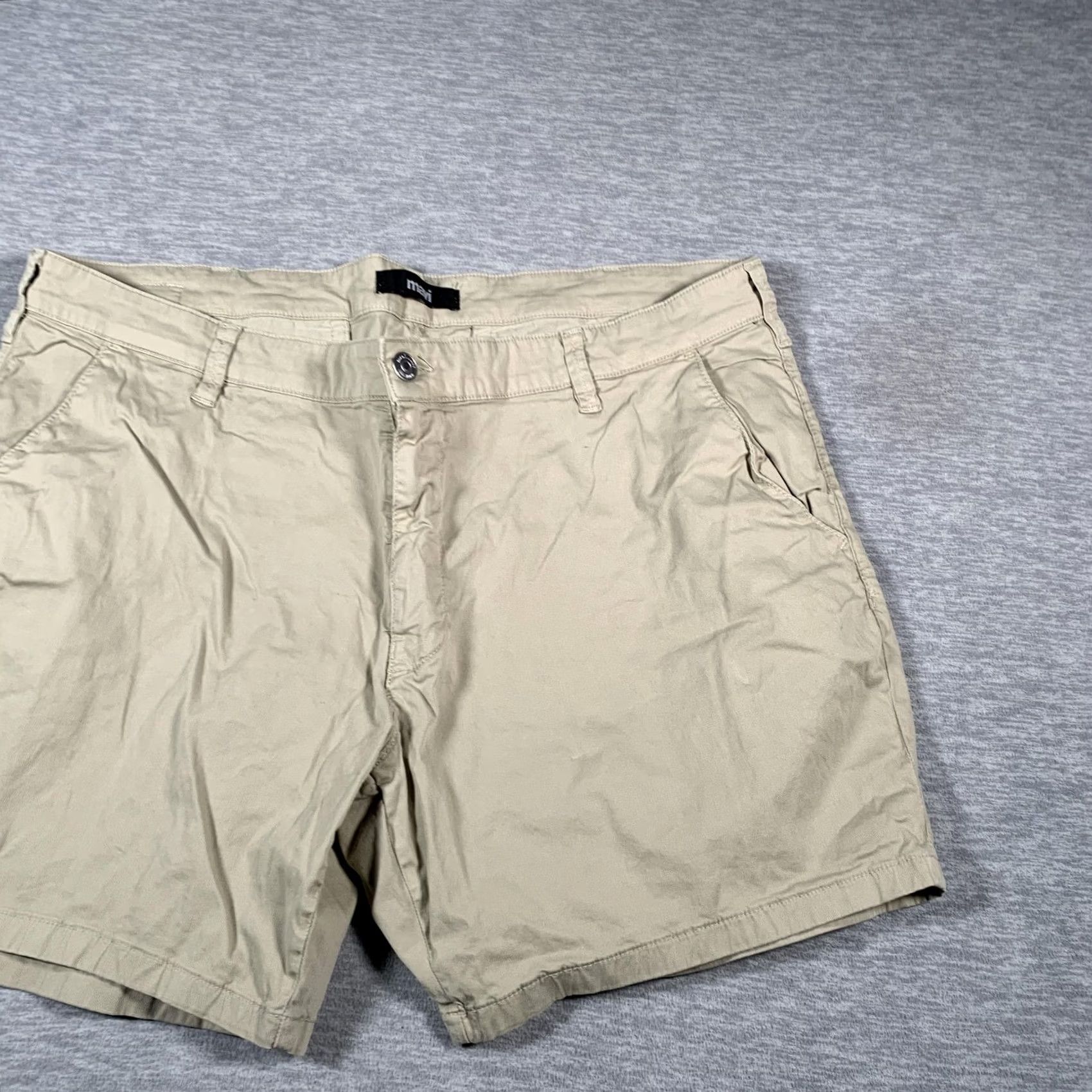 Mavi Mavi Nate Shorts Mens 32 Chino Cotton Stretch Flat Front Beige Khaki Casual 8 Inseam M0410096 Size US 32 / EU 48 - 2 Thumbnail