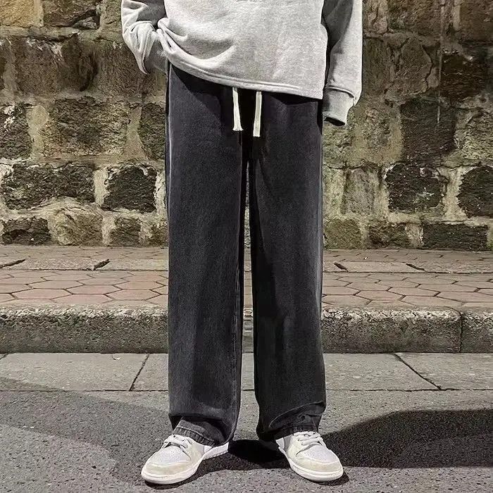 Japanese Brand High Street Straight Loose Wide Leg Denim Pant Size US 30 / EU 46 - 6 Thumbnail