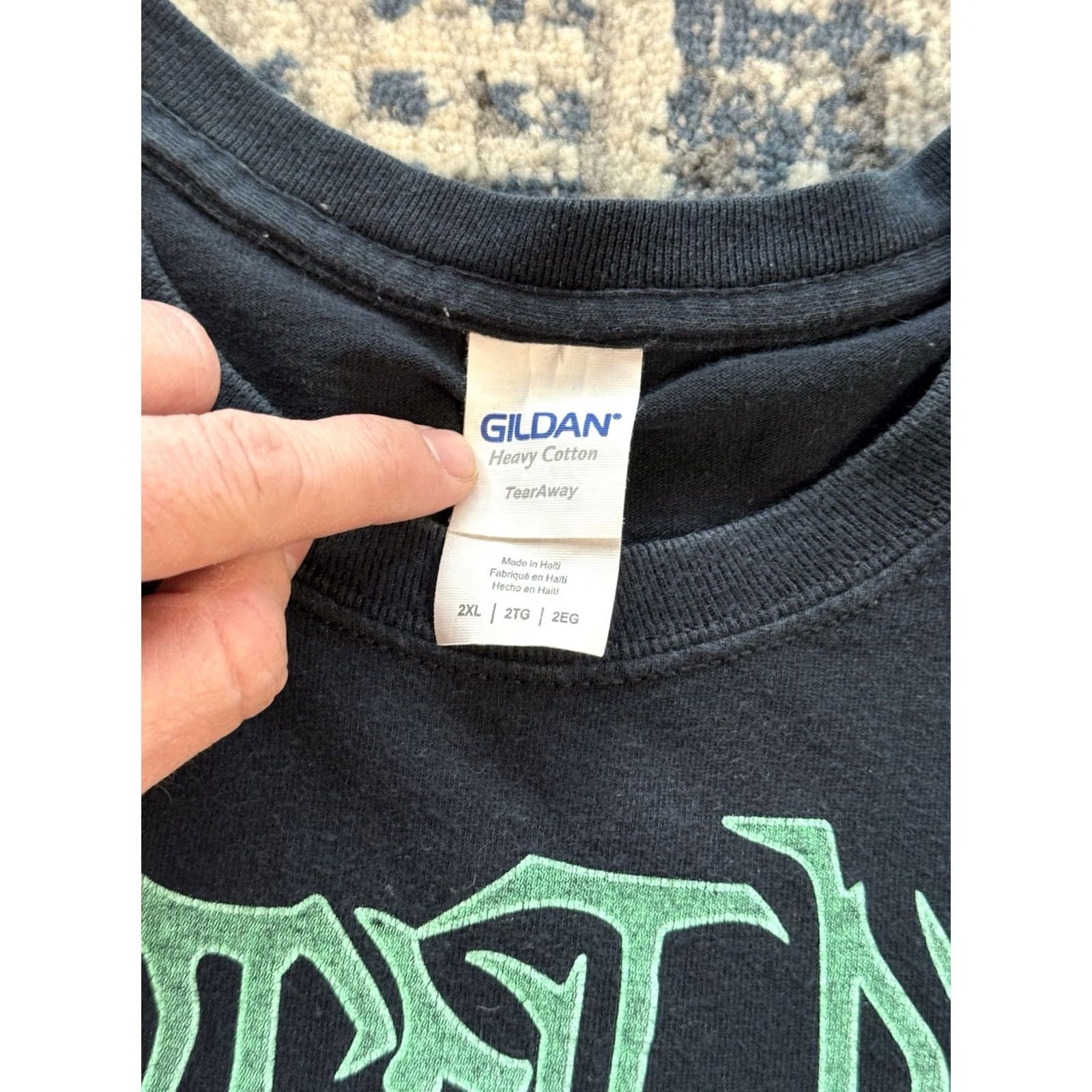 Gildan Vintage Decrepit Birth Band Concert T Shirt Sz 2XL Axis Mundi 2017 Death Metal Men Size US XXL / EU 58 / 5 - 3 Thumbnail
