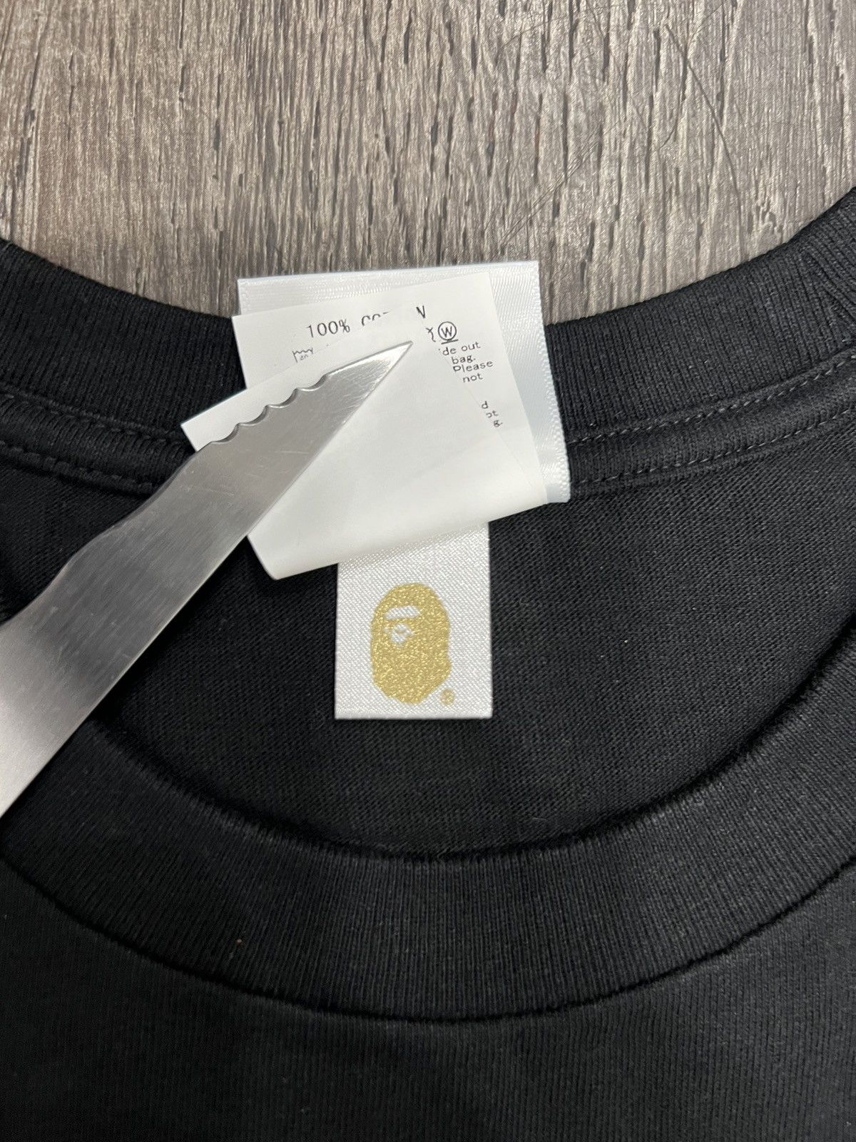 Bape Bape A Rising Bape Black Tee Sz M NEW Size US M / EU 48-50 / 2 - 4 Thumbnail