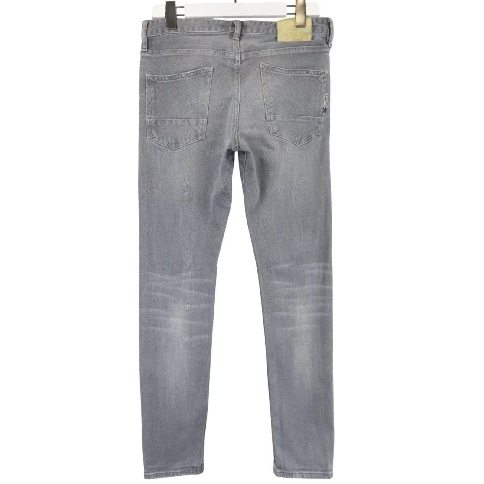 Scotch & Soda SCOTCH & SODA Ralston Jeans Men's W30/L32 Grey Slim Faded Whiskers Button Fly Jeans Size US 30 / EU 46 - 2 Thumbnail