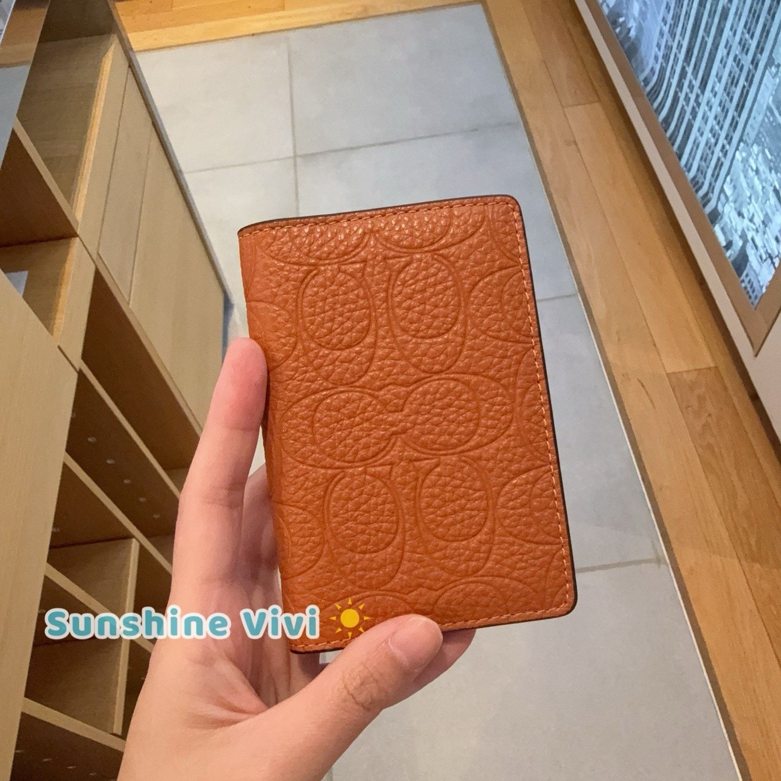 Coach NWT Coach CCG00 Id License Credit Card Wallet Leather Toffee Size ONE SIZE - 2 Thumbnail