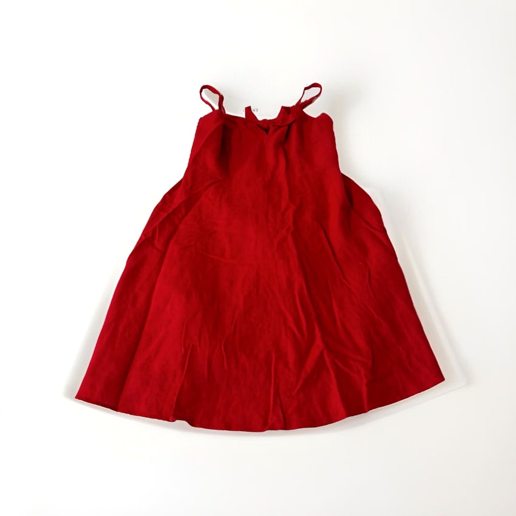 Old Navy Old Navy Linen Blend Cami Dress - Red, S, Knee Length, Sleeveless Size S / US 4 / IT 40 - 3 Thumbnail