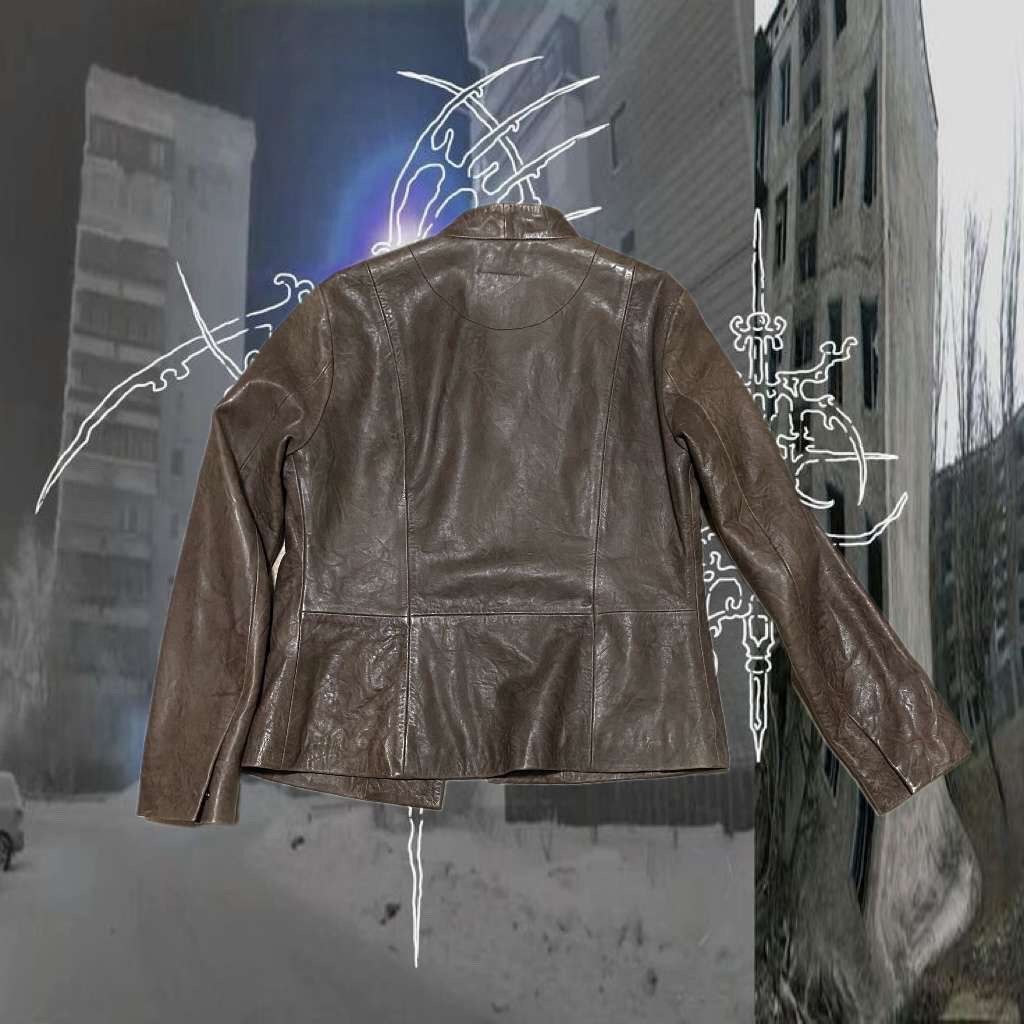 Maison Margiela rare maison margiela mm6 removable scarf leather jacket Size US S / EU 44-46 / 1 - 3 Thumbnail