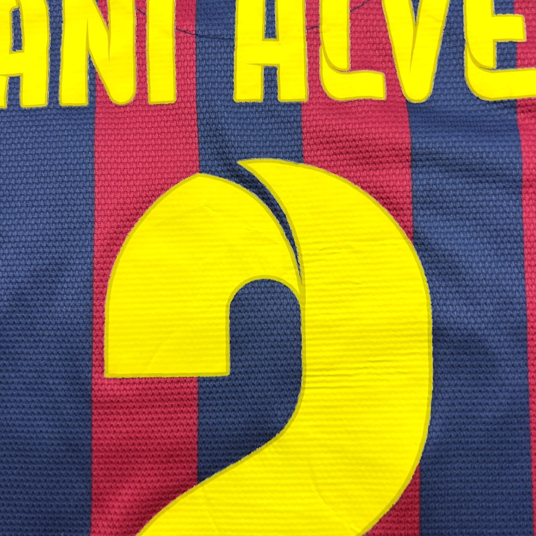 Nike Nike Barcelona 2013 2014 Home Dani Alves #2 Football Jersey Mens XS Shirt Size US XS / EU 42 / 0 - 4 Thumbnail
