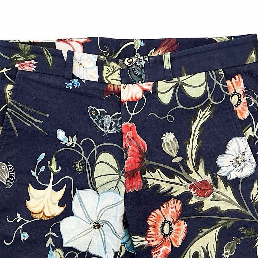 Gucci Authentic Gucci 14 SS Flora Pants Size US 31 - 3 Thumbnail