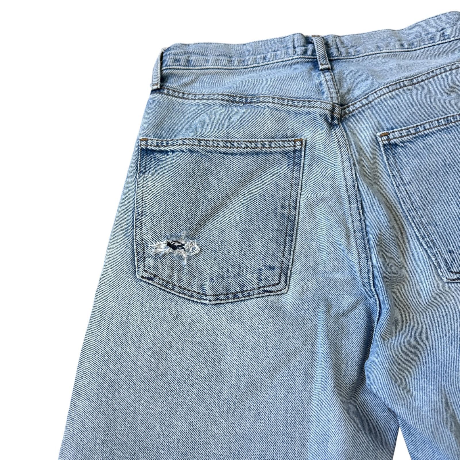 Agolde AGOLDE 90s Mid Rise Loose Fit Jean Captured Distressed Size 25" / US 0 / IT 36 - 8 Thumbnail