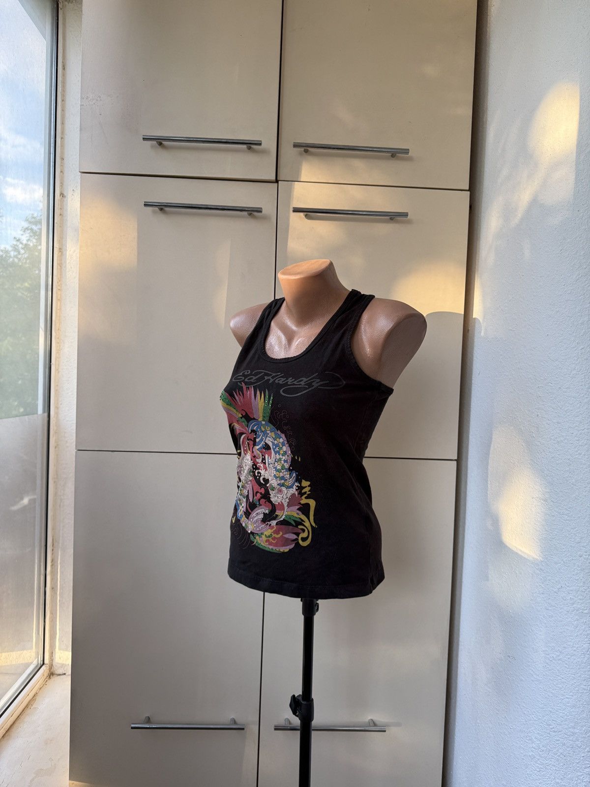 Ed Hardy Vintage Ed Hardy Tank Top faded Fish Size S / US 4 / IT 40 - 7 Thumbnail