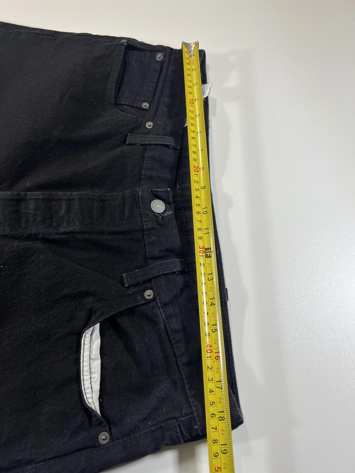 Other Vintage Levi’s 501 black Denim Shorts 40 Size US 40 / EU 56 - 8 Thumbnail