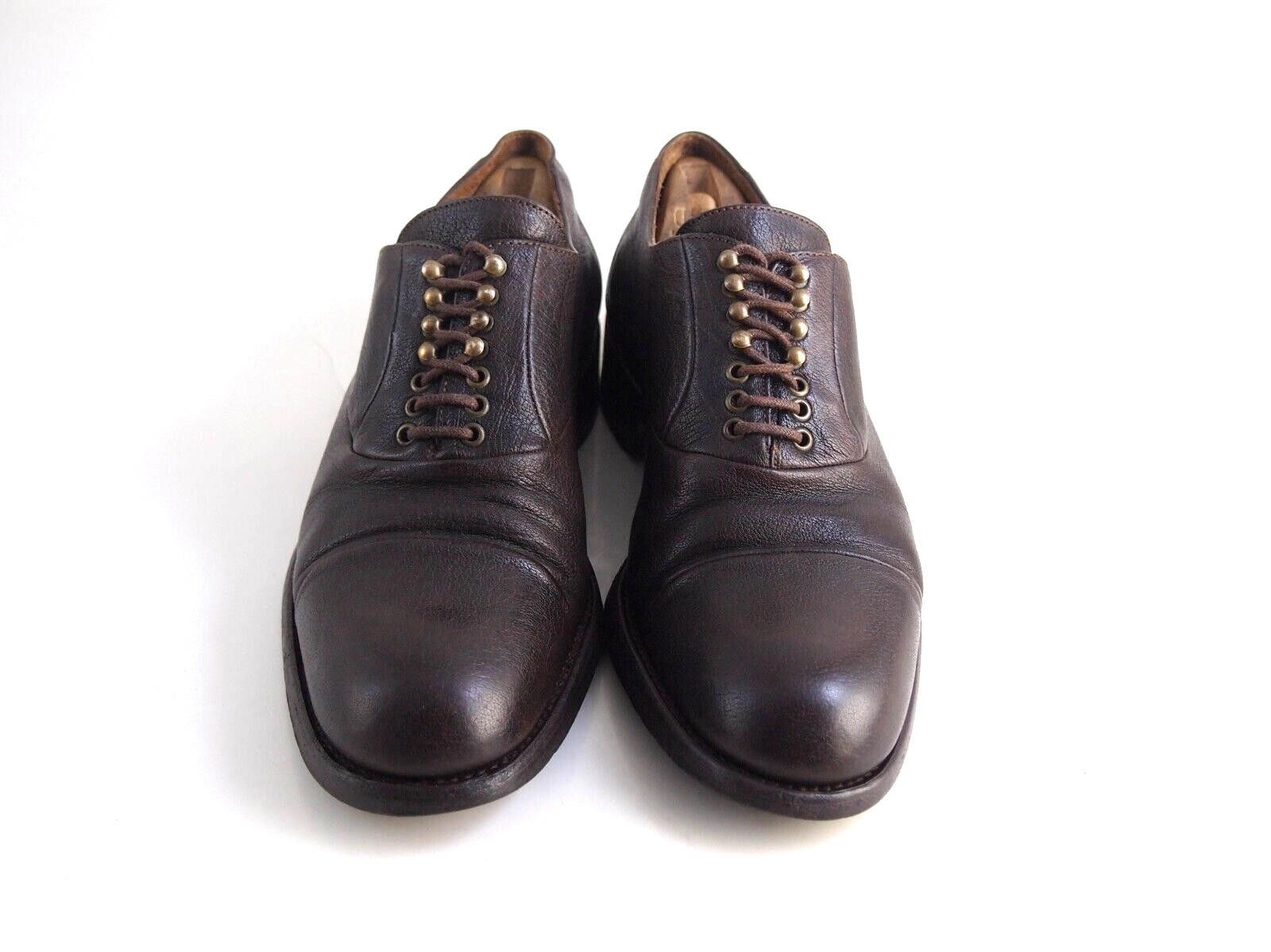Designer Jean Baptiste Rautureau Oxfords Brown Leather EU 41 US 8 Size US 8 / EU 41 - 3 Thumbnail