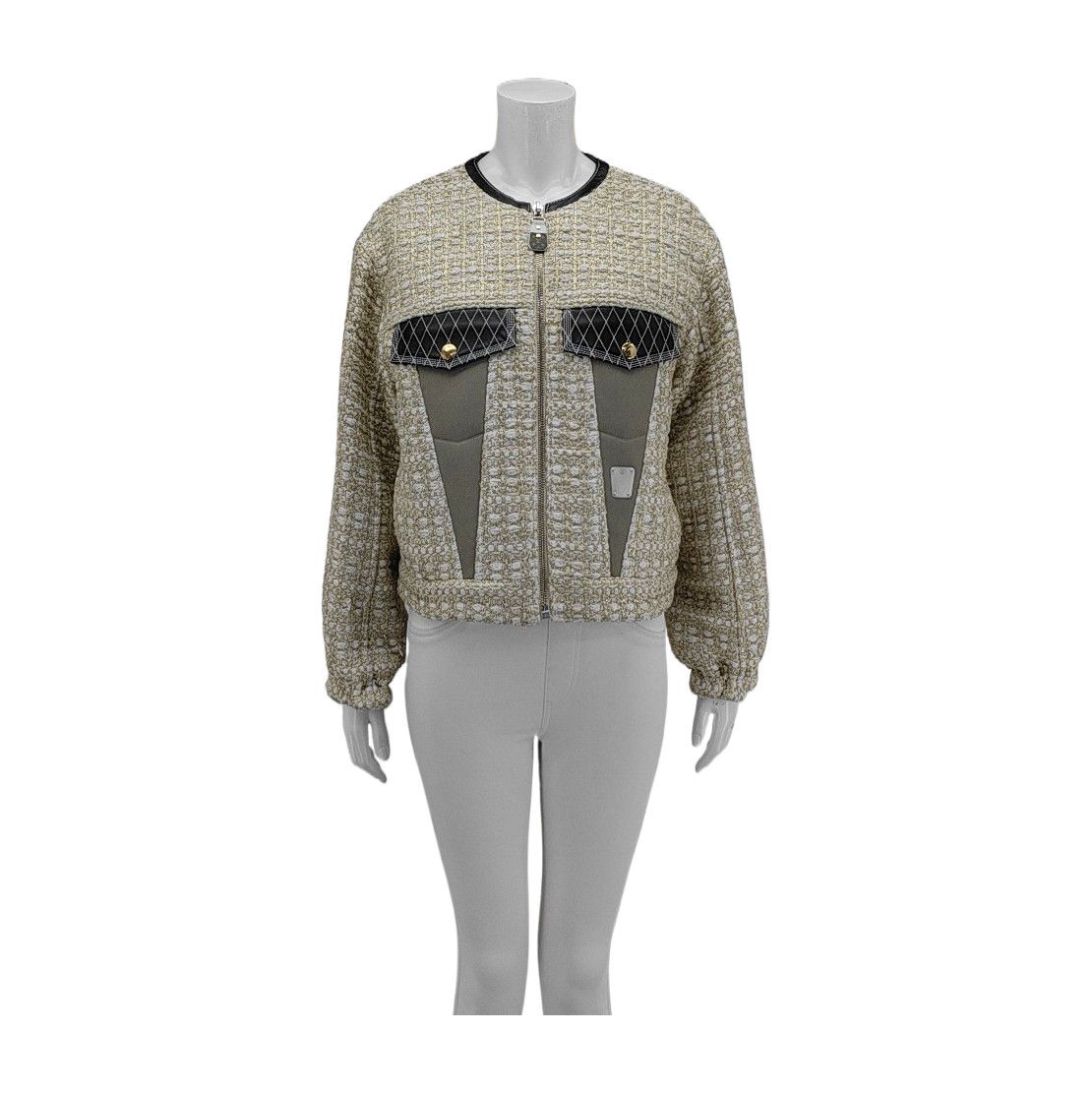 Louis Vuitton Louis Vuitton Textured Bomber Jacket Size 36 Size XS / US 0-2 / IT 36-38 - 1 Thumbnail