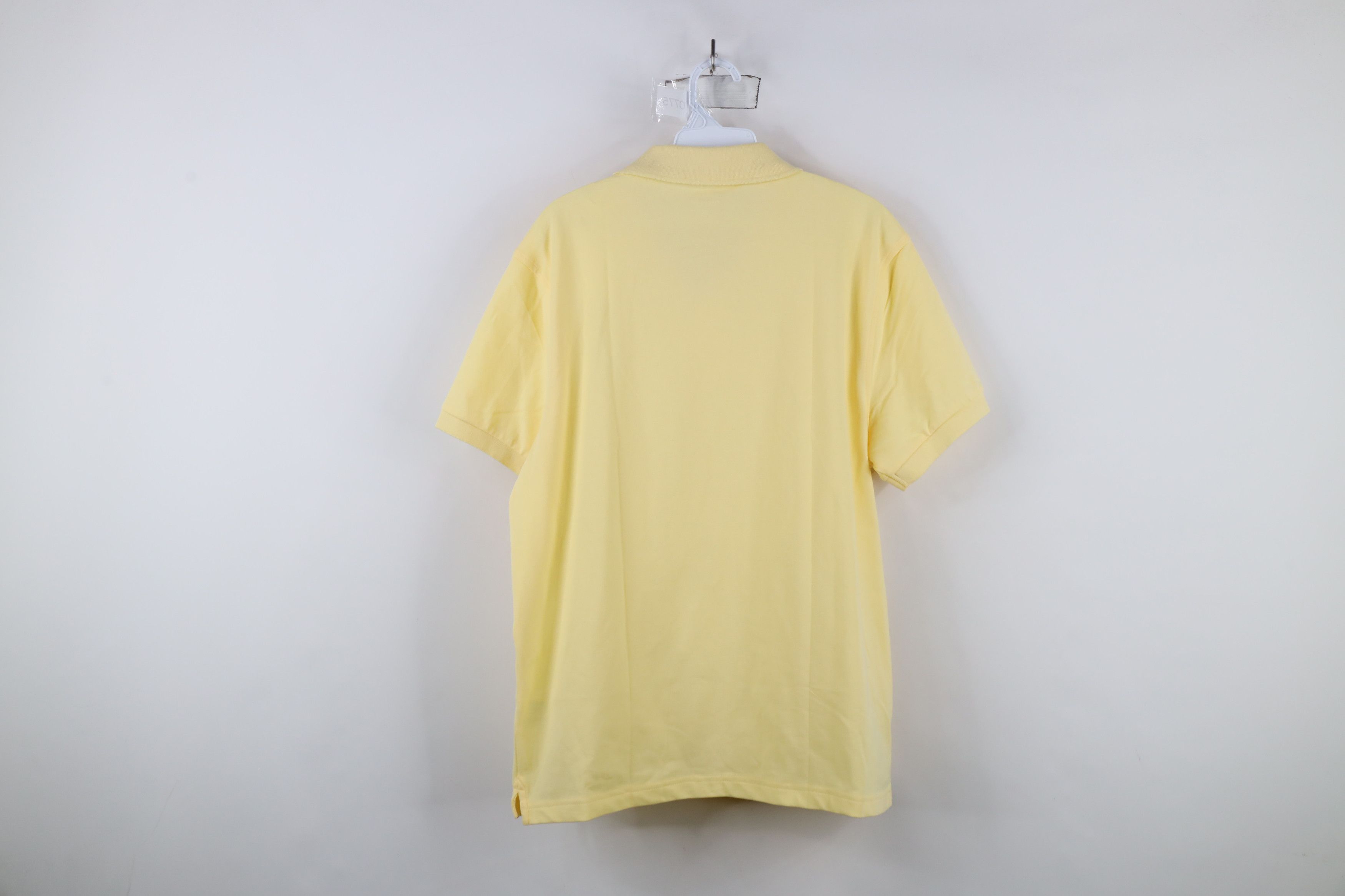 J.Crew × Vintage New J Crew Cotton Untucked Short Sleeve Polo Shirt Yellow Size US L / EU 52-54 / 3 - 8 Thumbnail