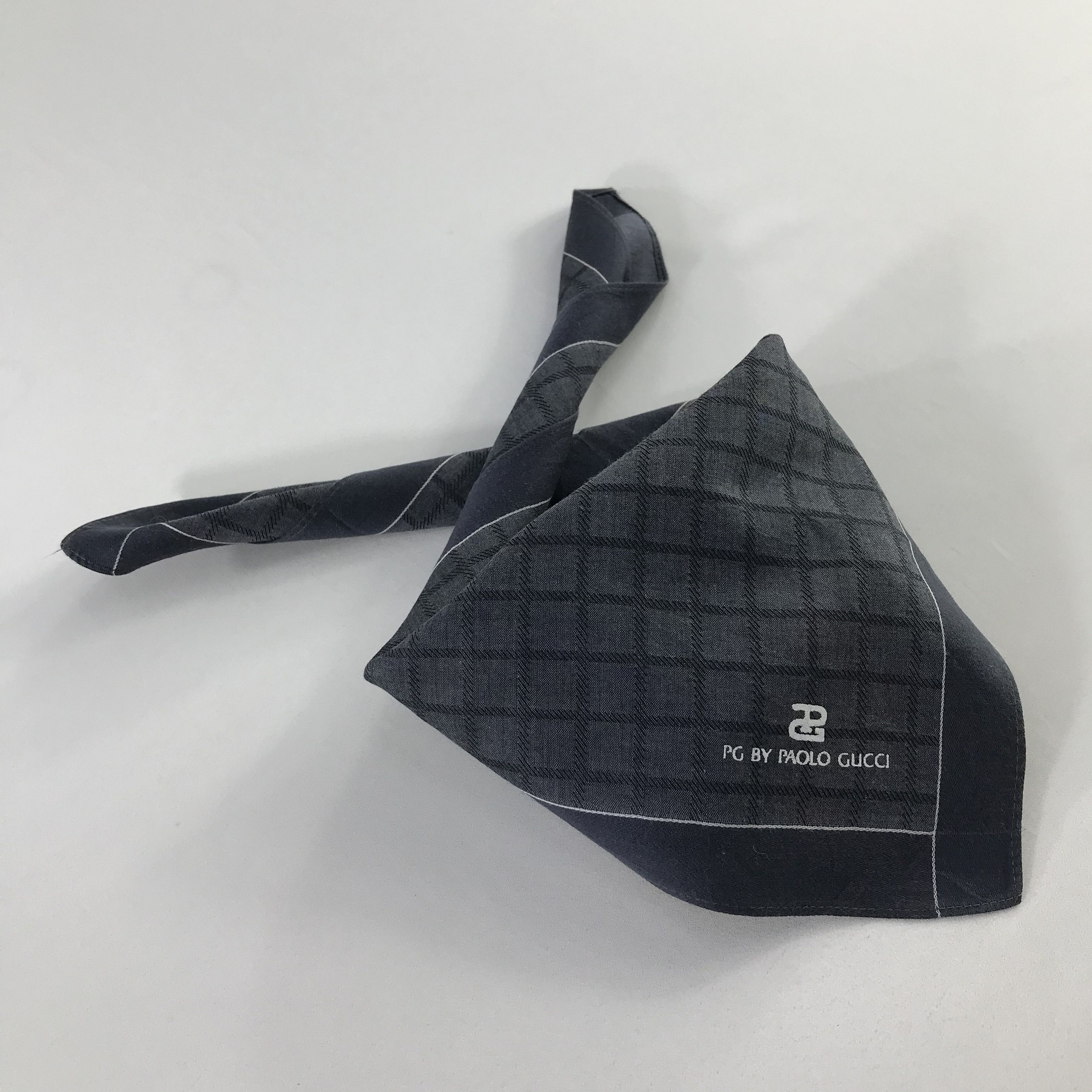 Paolo Gucci × Vintage Paolo Gucci Bandana / Handkerchief / Neckerchief - S948 Size ONE SIZE - 4 Thumbnail
