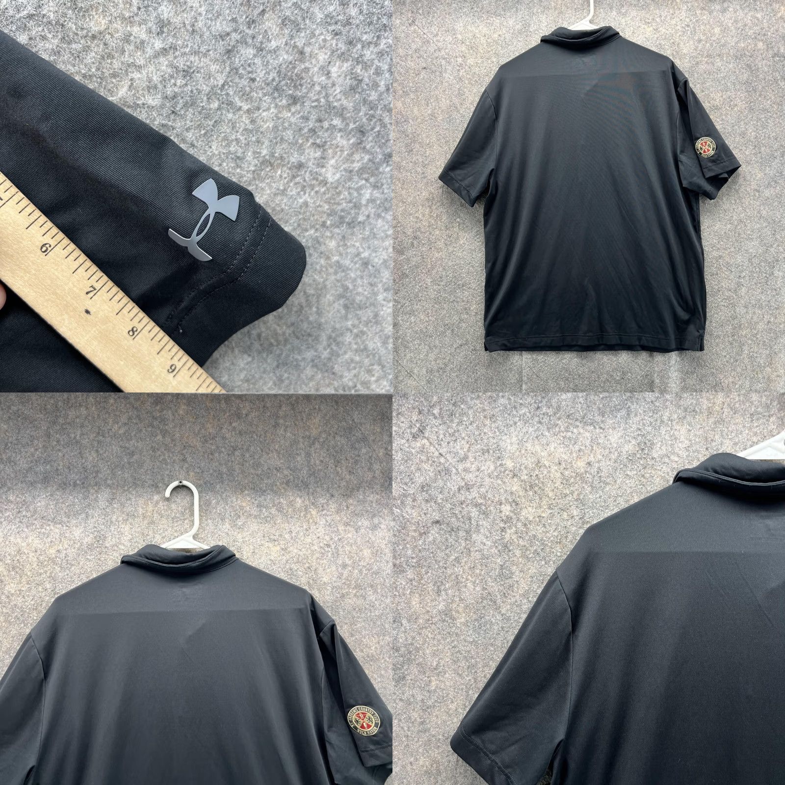 Under Armour Under Armour Polo Shirt Men Large Adult Black St Andrew Country Club Patch Shirt Size US L / EU 52-54 / 3 - 8 Thumbnail