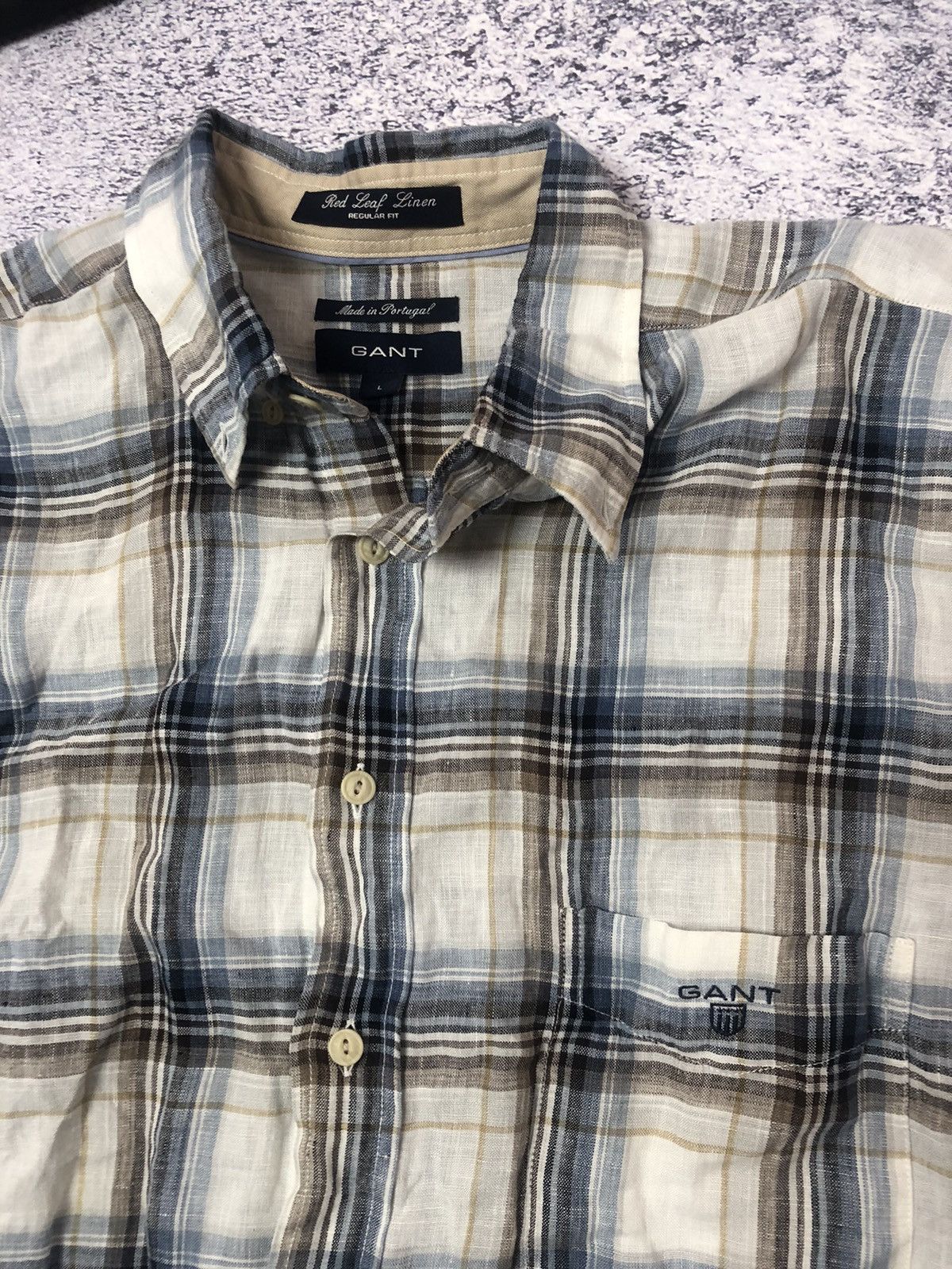Gant Vintage shirt Gant mans y2k casual usa size L ykk rare Size US L / EU 52-54 / 3 - 4 Thumbnail