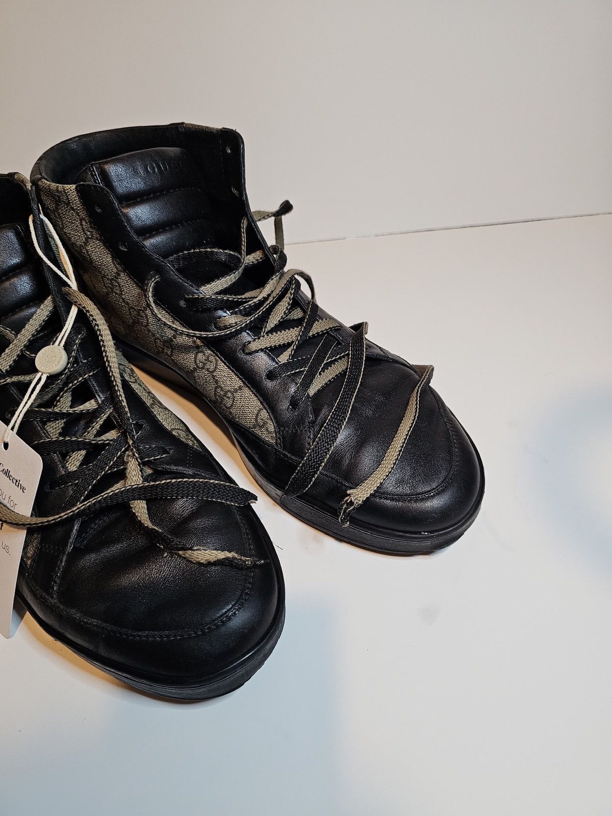 Designer Gucci Luxury Gucci Gg Supreme Common High Top Sneaker Grailed