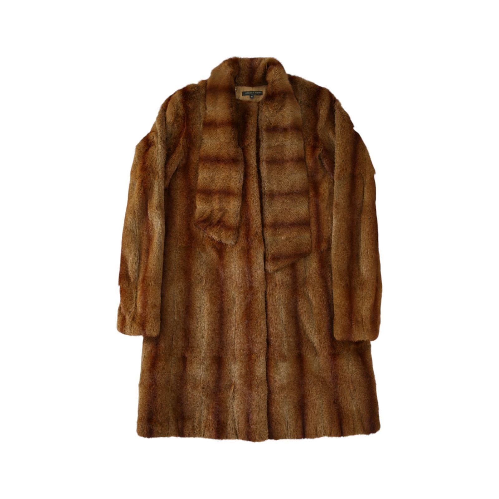 Alexander McQueen F/W 2005 Fur Shawl Coat Size M / US 6-8 / IT 42-44 - 1 Thumbnail