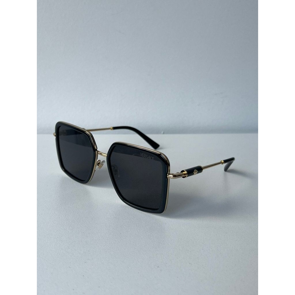 NEW Versace VE2261 Square Sunglasses in Black Gold