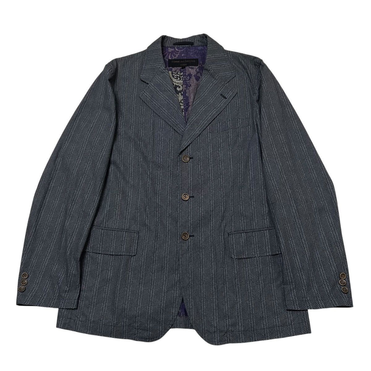 Comme des Garcons Homme 647 2003s 00s Comme Des Garcons Homme suit set up men Size 42R - 2 Thumbnail