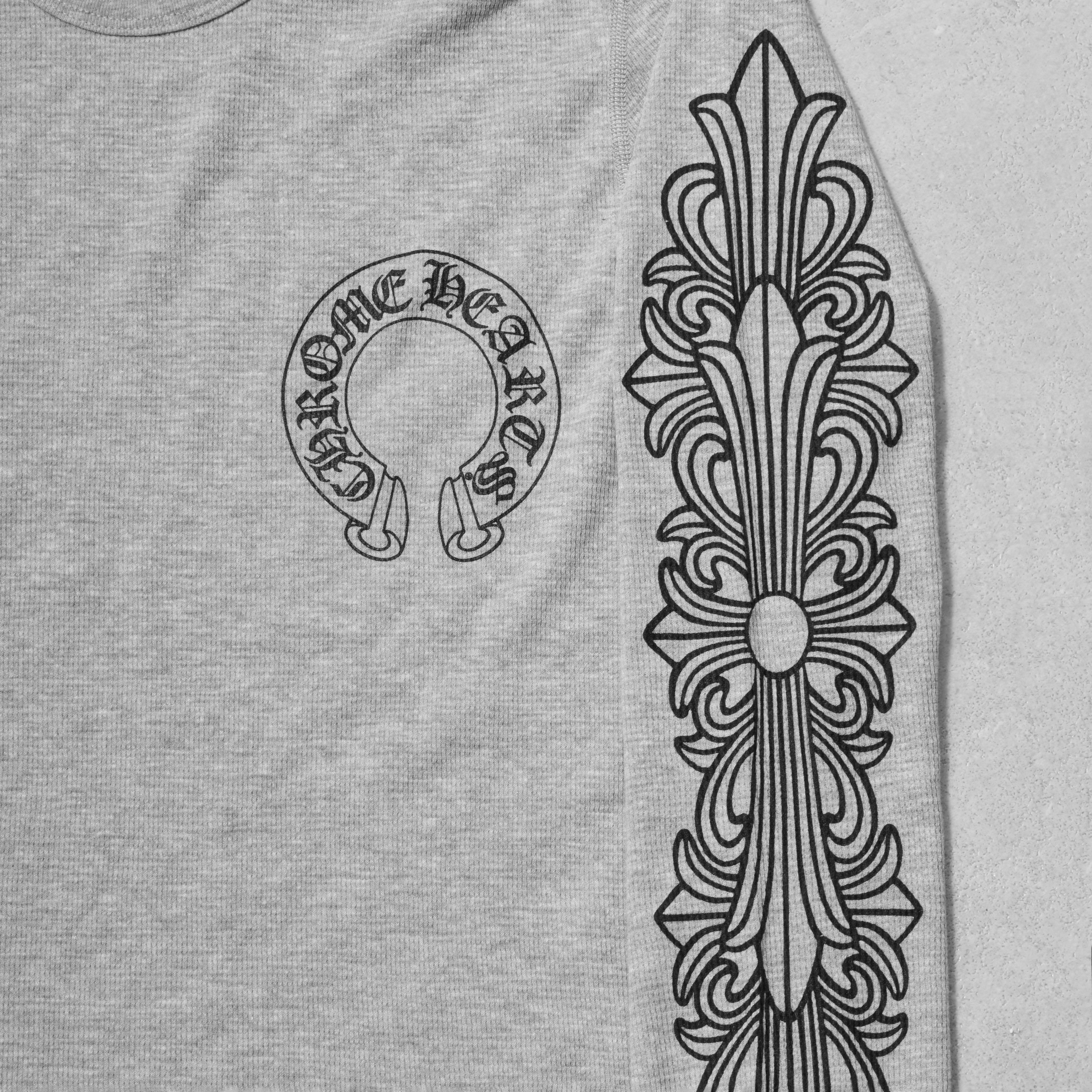 Chrome Hearts CHROME HEARTS Horseshoe Thermal Long T Shirt Size L / US 10 / IT 46 - 4 Thumbnail