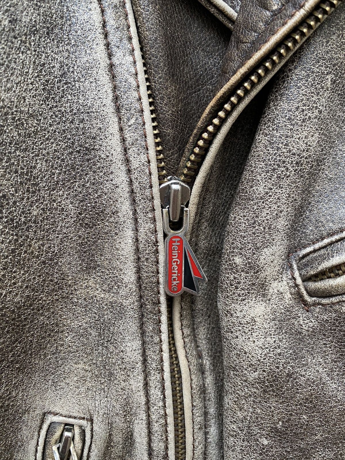 Vintage Rare Vintage 80s True Punk Distressed Leather Biker Jacket Size US M / EU 48-50 / 2 - 9 Thumbnail