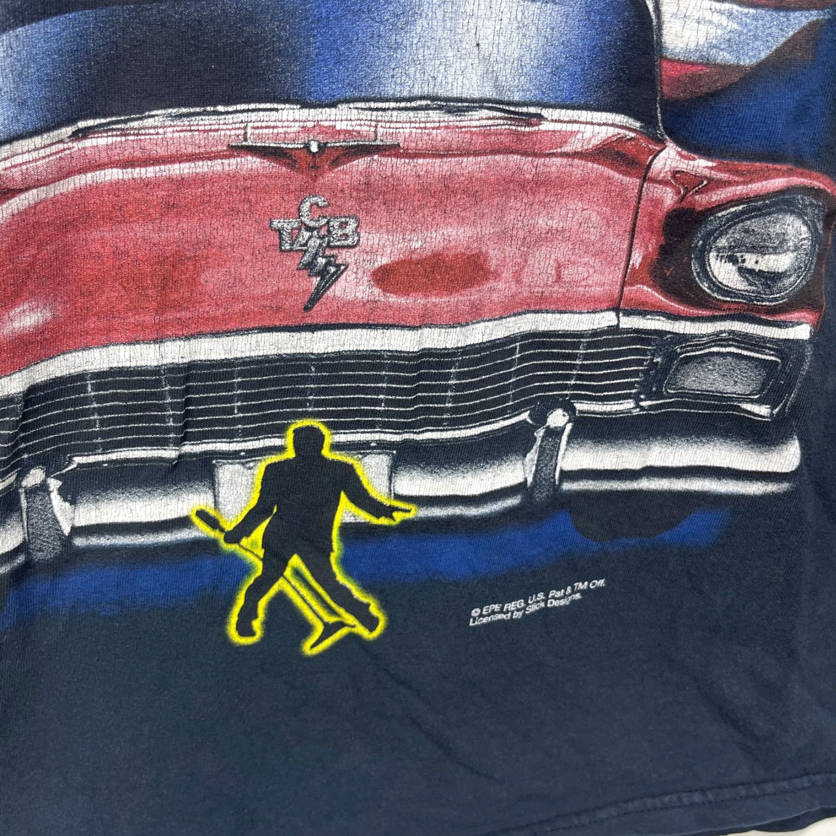 Vintage VINTAGE Elvis Presley USA Flag T Shirt Medium Size US M / EU 48-50 / 2 - 4 Thumbnail