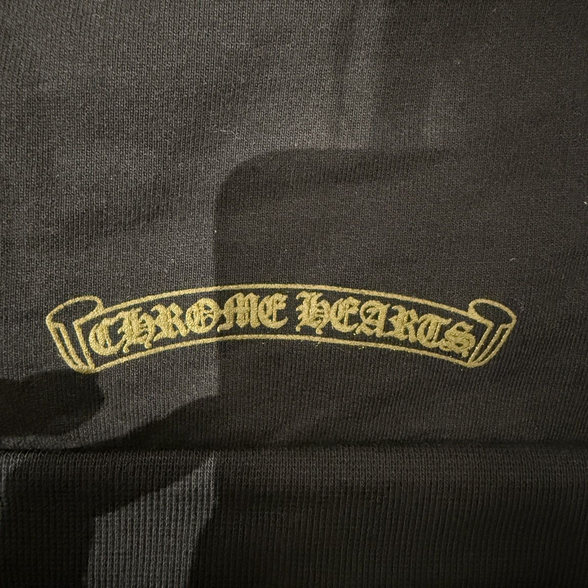 Chrome Hearts Chrome Hearts Black& Gold Glitter Script Hoodie Size US S / EU 44-46 / 1 - 3 Thumbnail