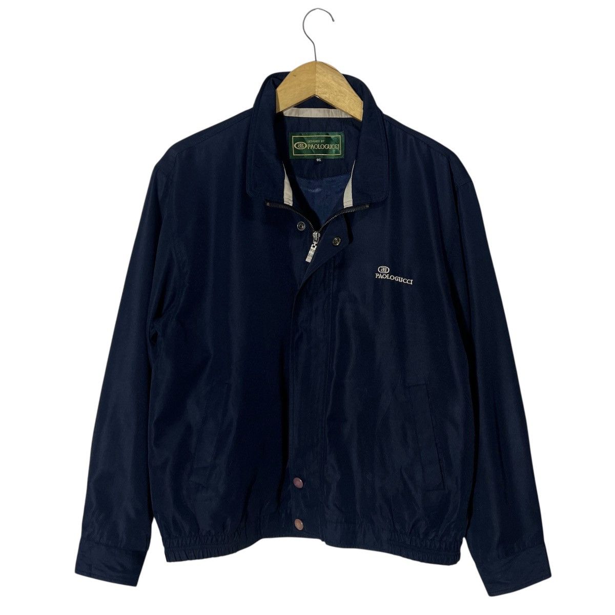 Paolo Gucci Paolo Gucci Work Jacket Navy Size US XL / EU 56 / 4 - 1 Thumbnail