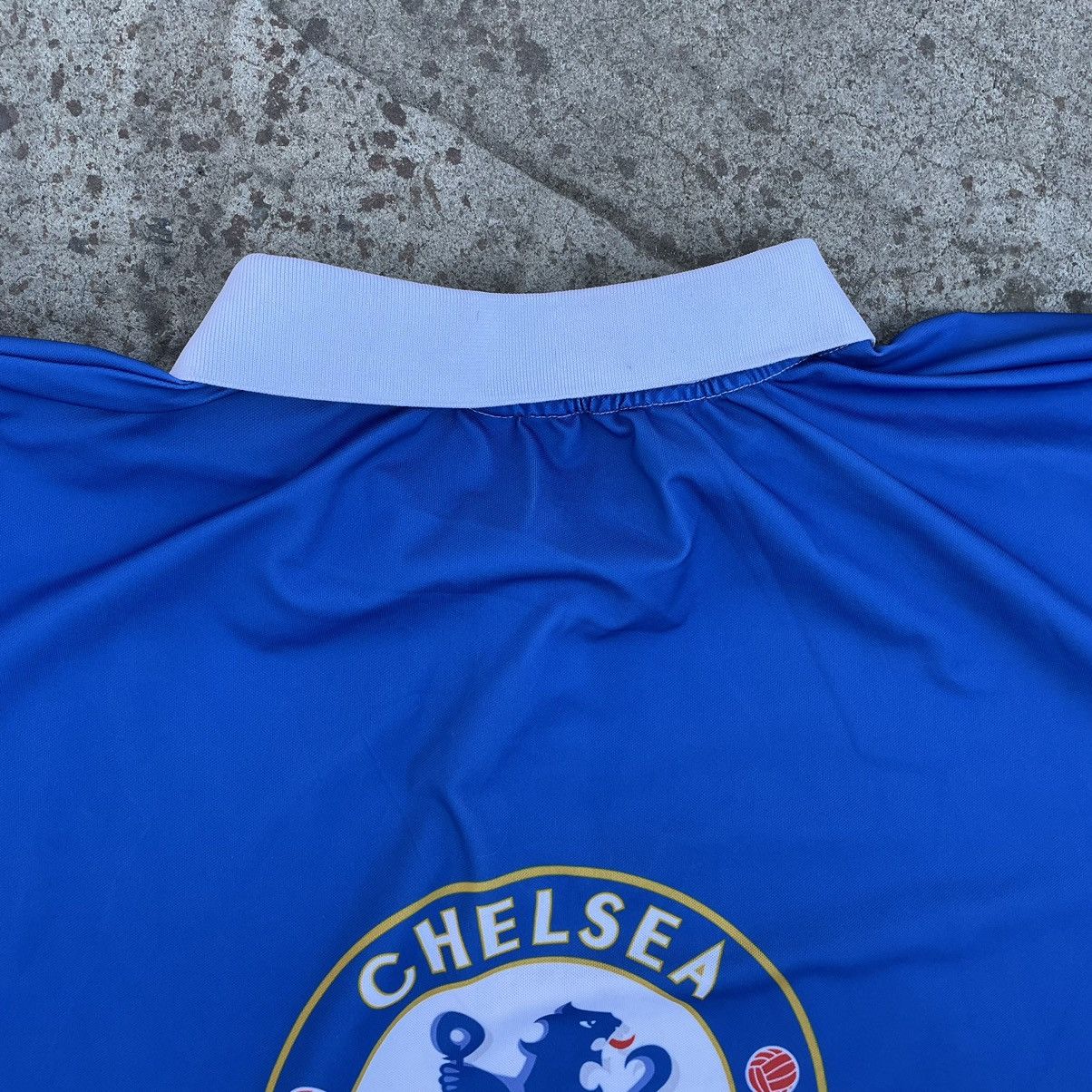 Chelsea Soccer × Vintage Vintage Chelsea Polo T-shirts Overprint Y2K 90s Football Size US XXL / EU 58 / 5 - 10 Thumbnail