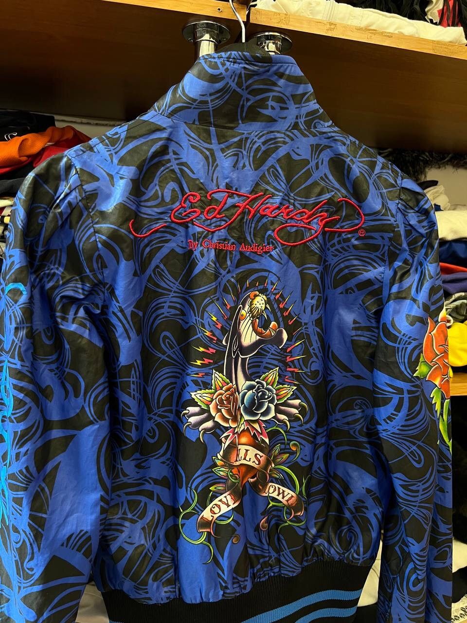 Ed Hardy Chritian Audigier Ed Hardy Fullprint Glamour Y2K Jacket Size M / US 6-8 / IT 42-44 - 9 Thumbnail