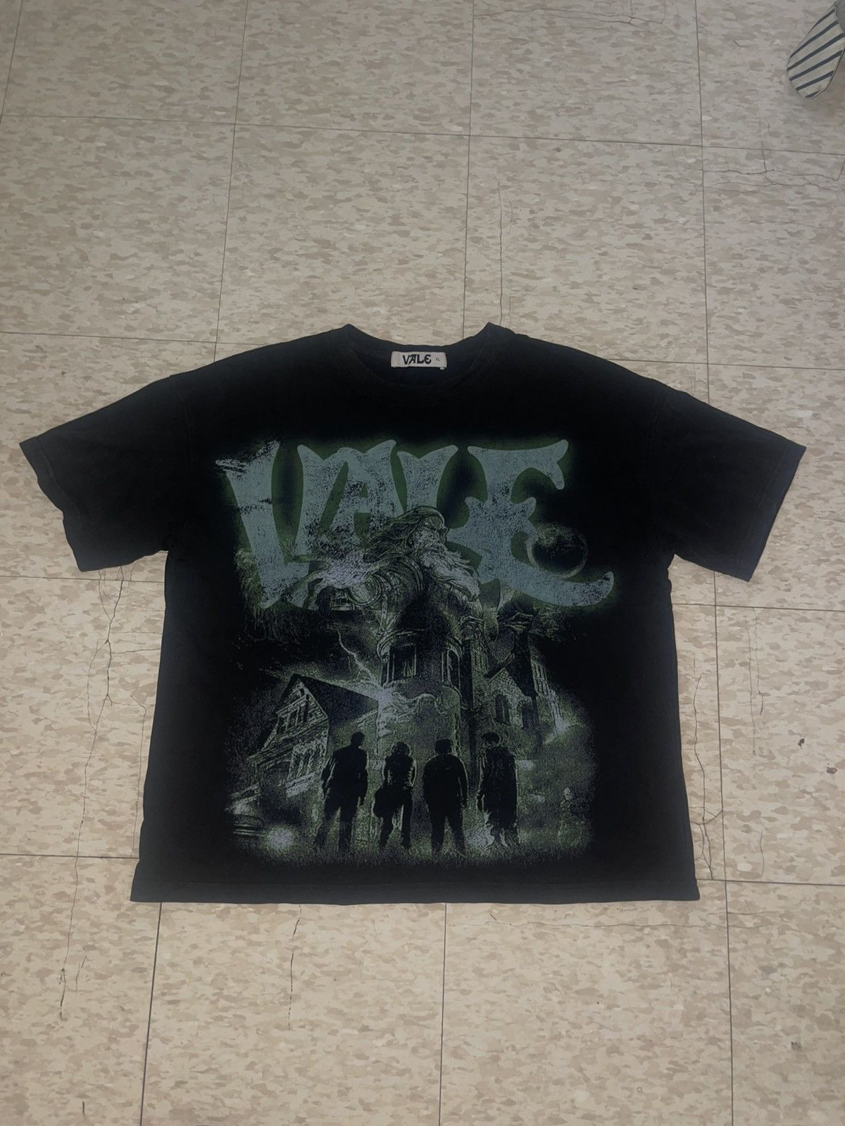 Vale Vale T Shirt Black/Green Size US XL / EU 56 / 4 - 1 Thumbnail