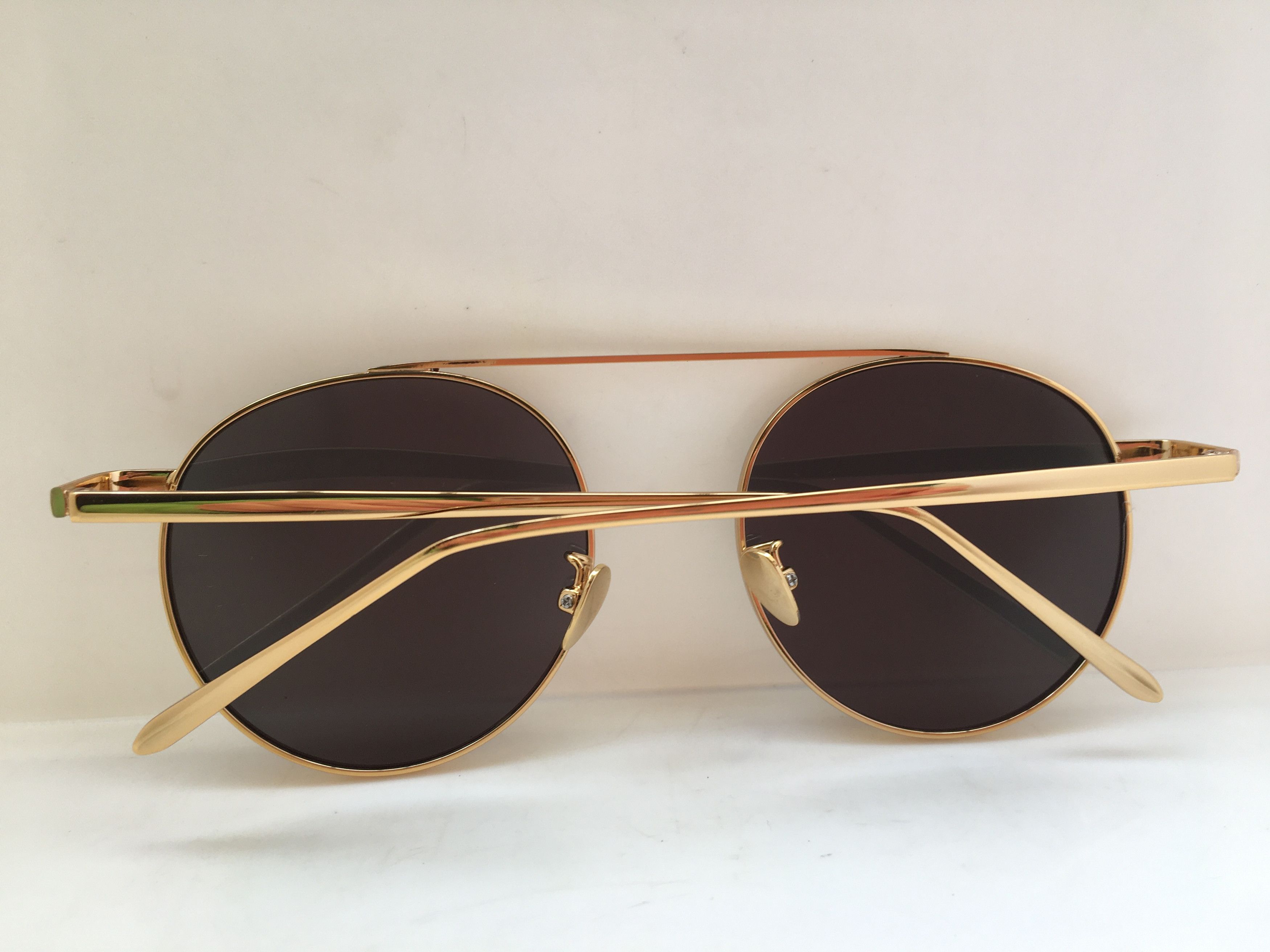 Other Gold Titanium Round Sunglasses Frame ROCKABILLY Size ONE SIZE - 7 Thumbnail