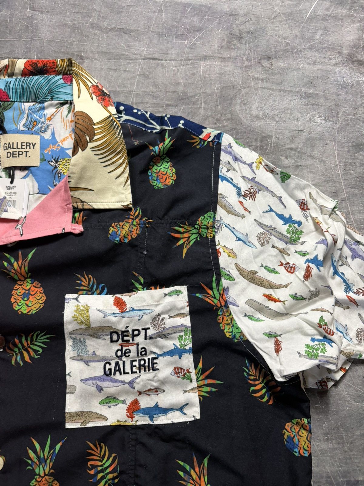 Gallery Dept. Gallery Dept Parker Patchwork Shirt Size US XXL / EU 58 / 5 - 4 Thumbnail