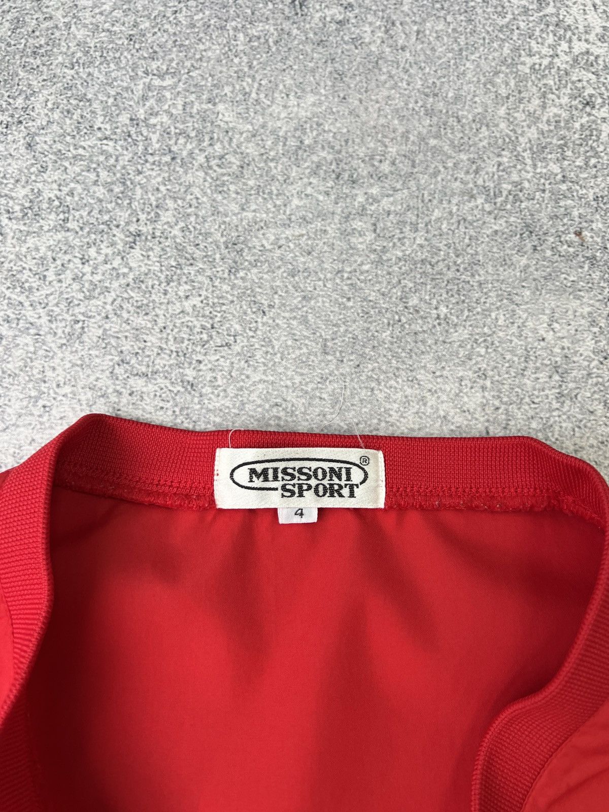 Vintage Missoni sport nylon light red sweatshirt