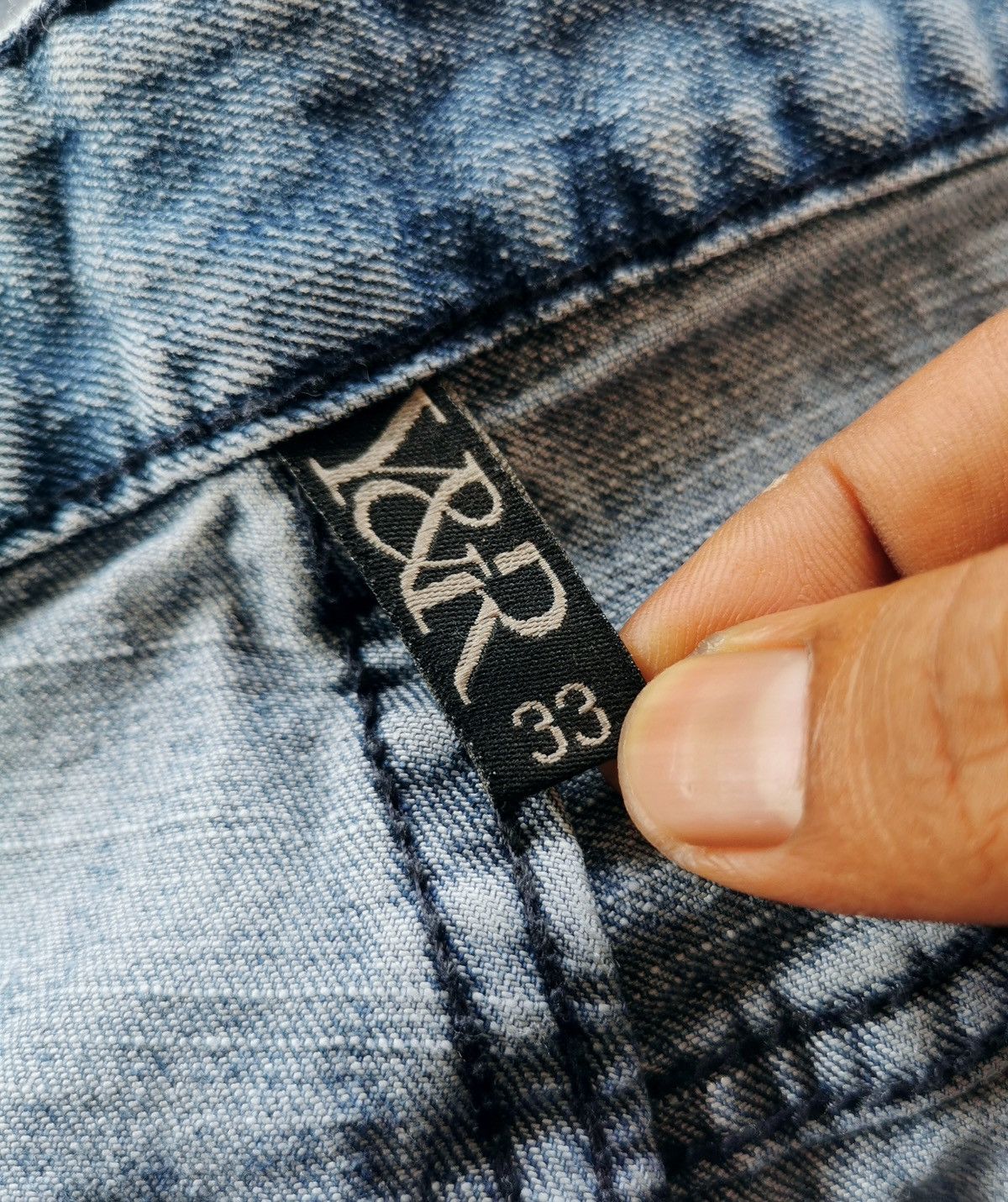 Young And Reckless Young & Reckless Distressed Biker Jeans Size US 33 - 9 Thumbnail