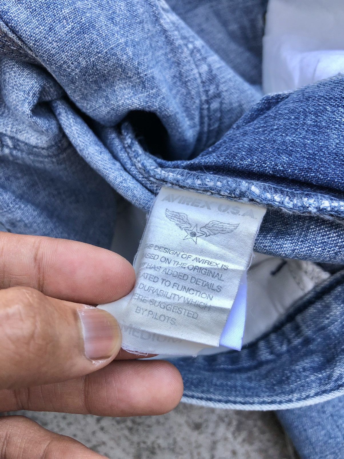 Avirex AVIREX DISTRESSED DENIM Size US 32 / EU 48 - 3 Thumbnail