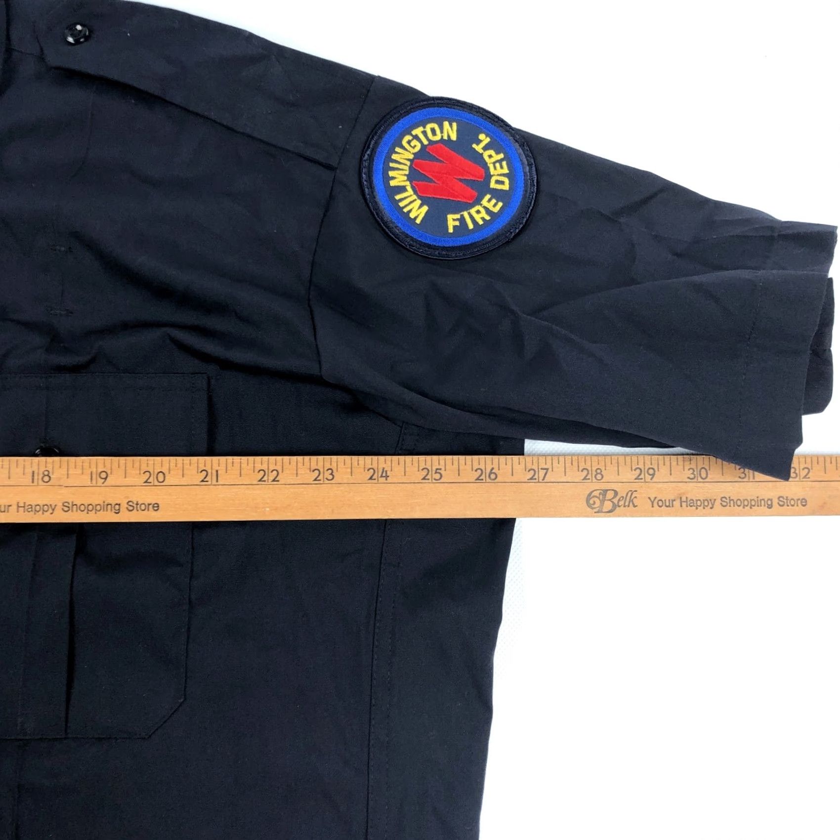 Vintage VINTAGE not present in item; Wilmington NC Fire Department Shirt Mens 17.5 XL Blue Button-Up Collared Shirt Size US XXL / EU 58 / 5 - 5 Thumbnail